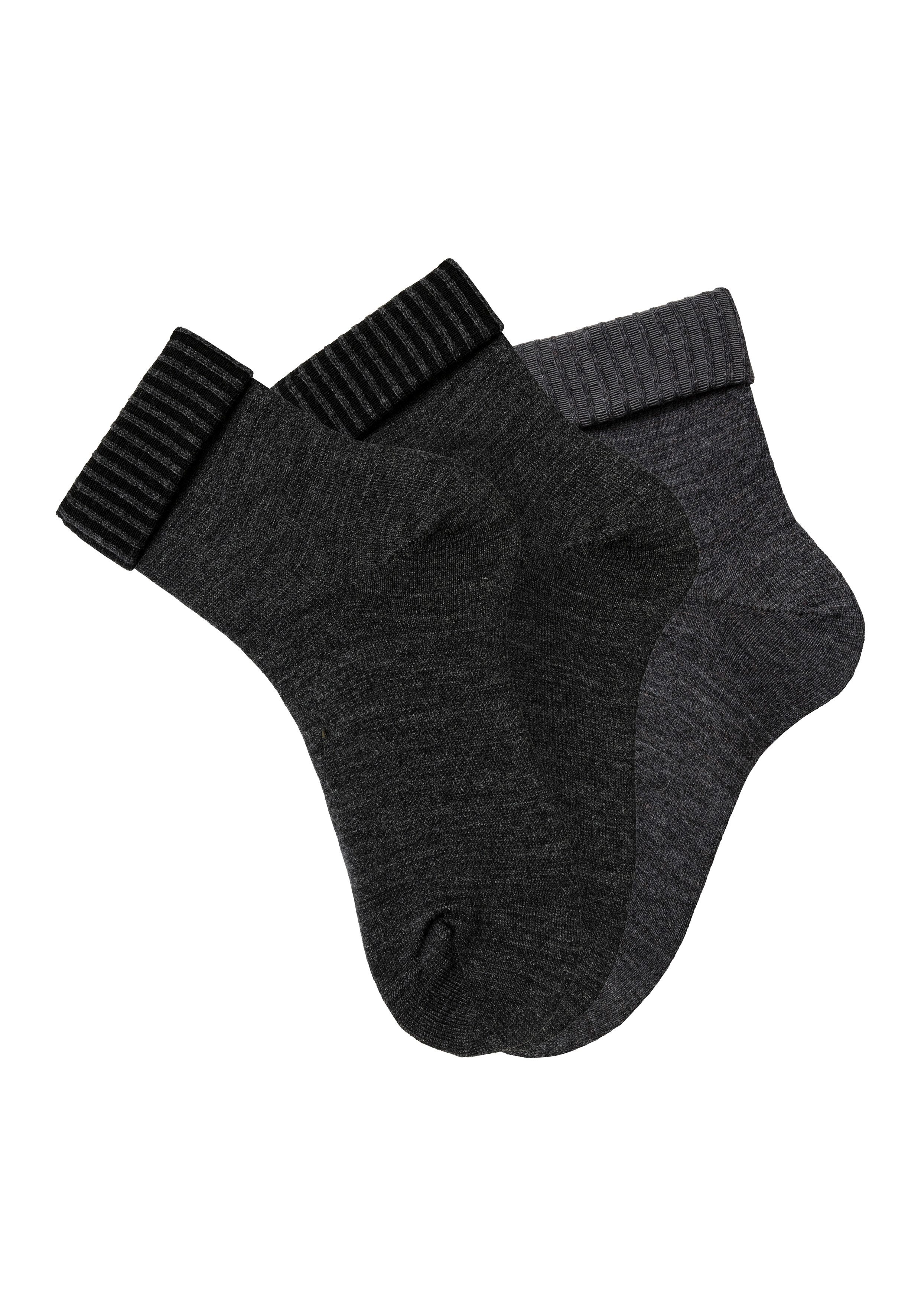 Lavana Umschlagsocken (Packung, 3-Paar) fein gestrickt günstig online kaufen