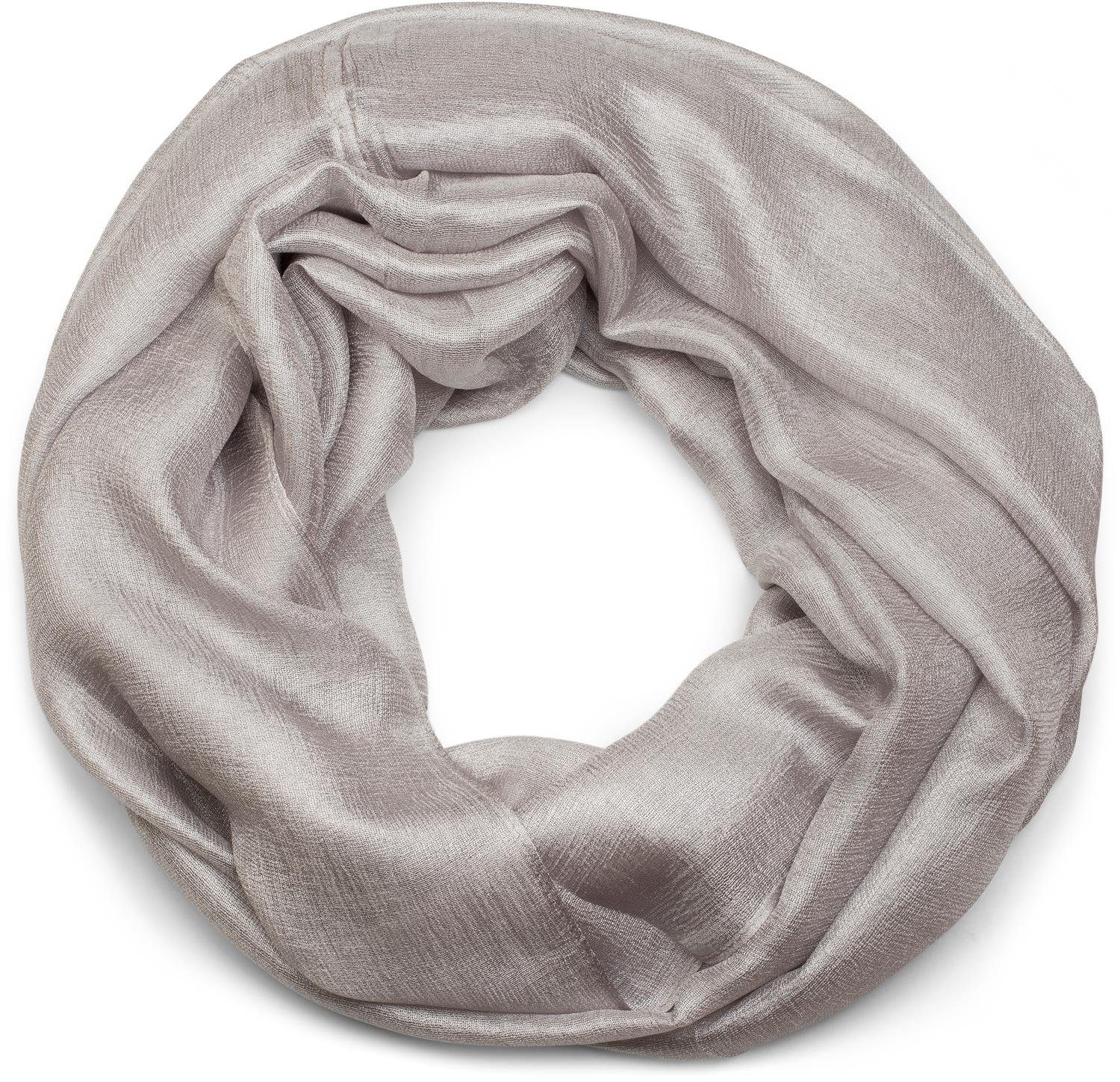 styleBREAKER Loop Seidiger Einfarbiger Loop, (1-St) günstig online kaufen