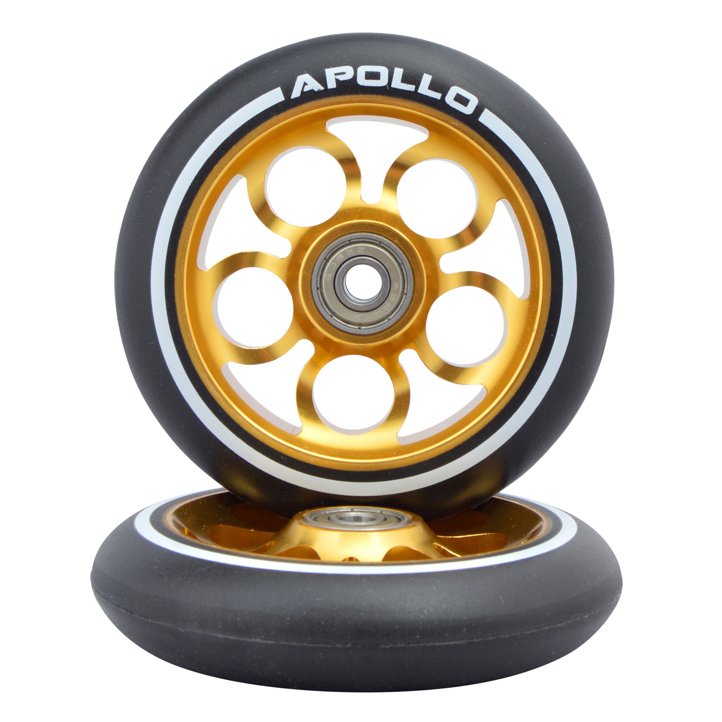 Apollo Stuntscooter Stunt Scooter Ersatzräderset Pro Wheels - ABEC9 Kugellager, ABEC-9-Kugellager, Set aus 2 Rädern