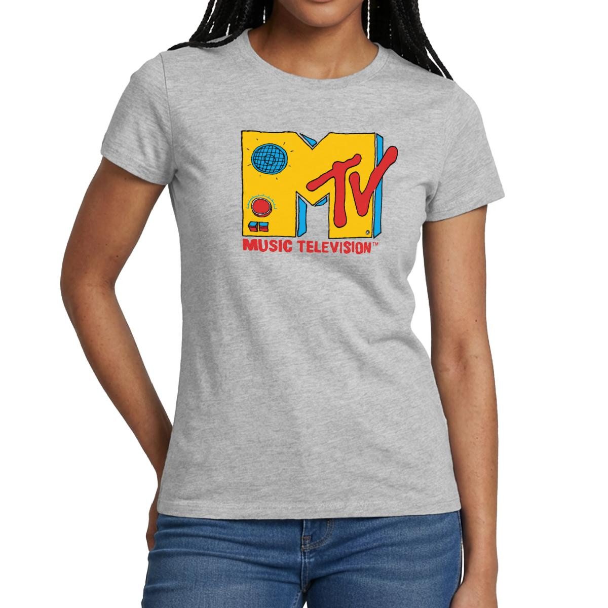 T-Shirt MTV Music Television Radio-Logo Frauen T-Shirt
