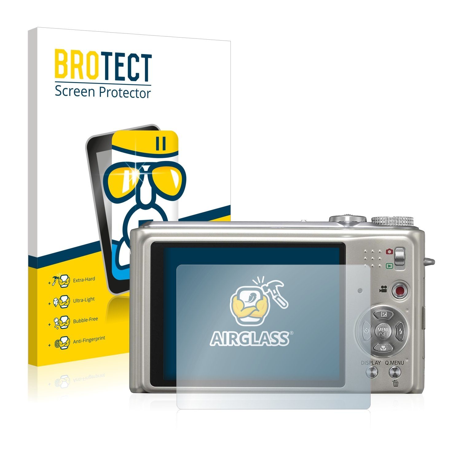 BROTECT Displayschutzglas Schutzglas für Panasonic Lumix DMC-TZ7 ...