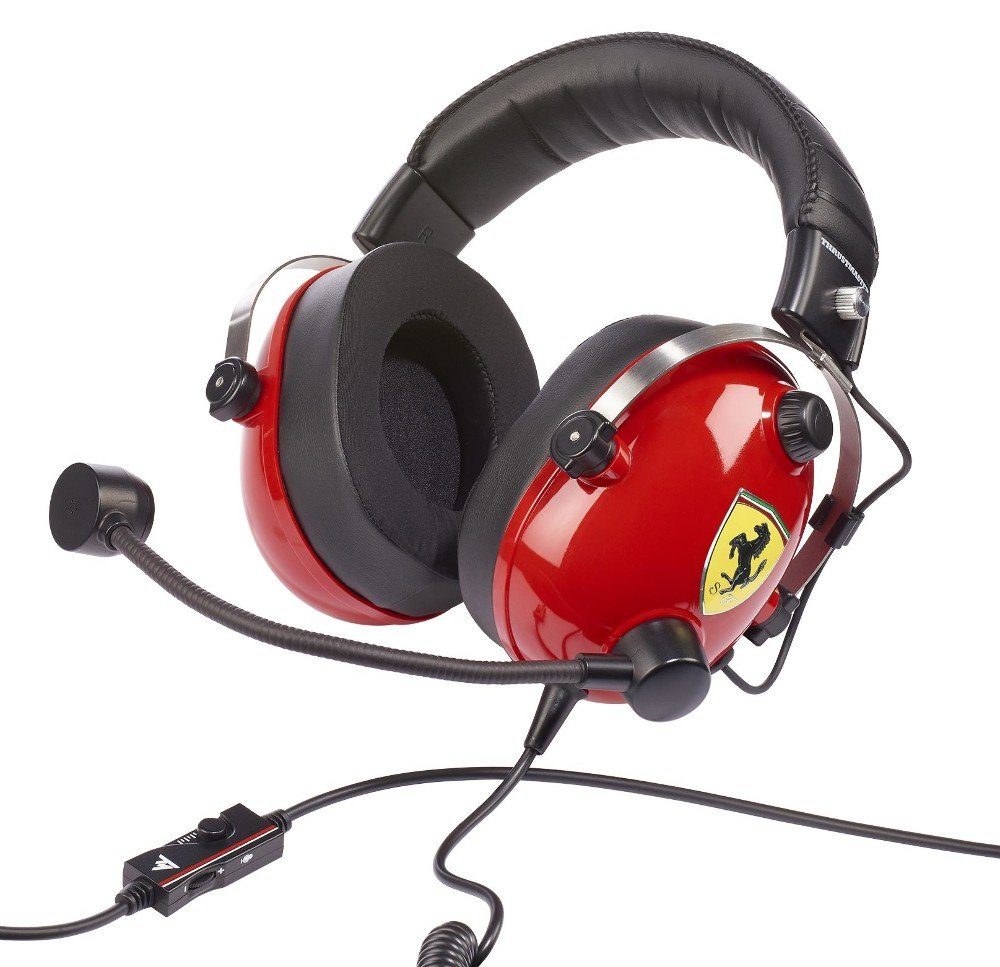 Scuderia (Kompatibel Spielekonsolen) Gaming-Headset Thrustmaster gängigen Ferrari Edition mit T.Racing