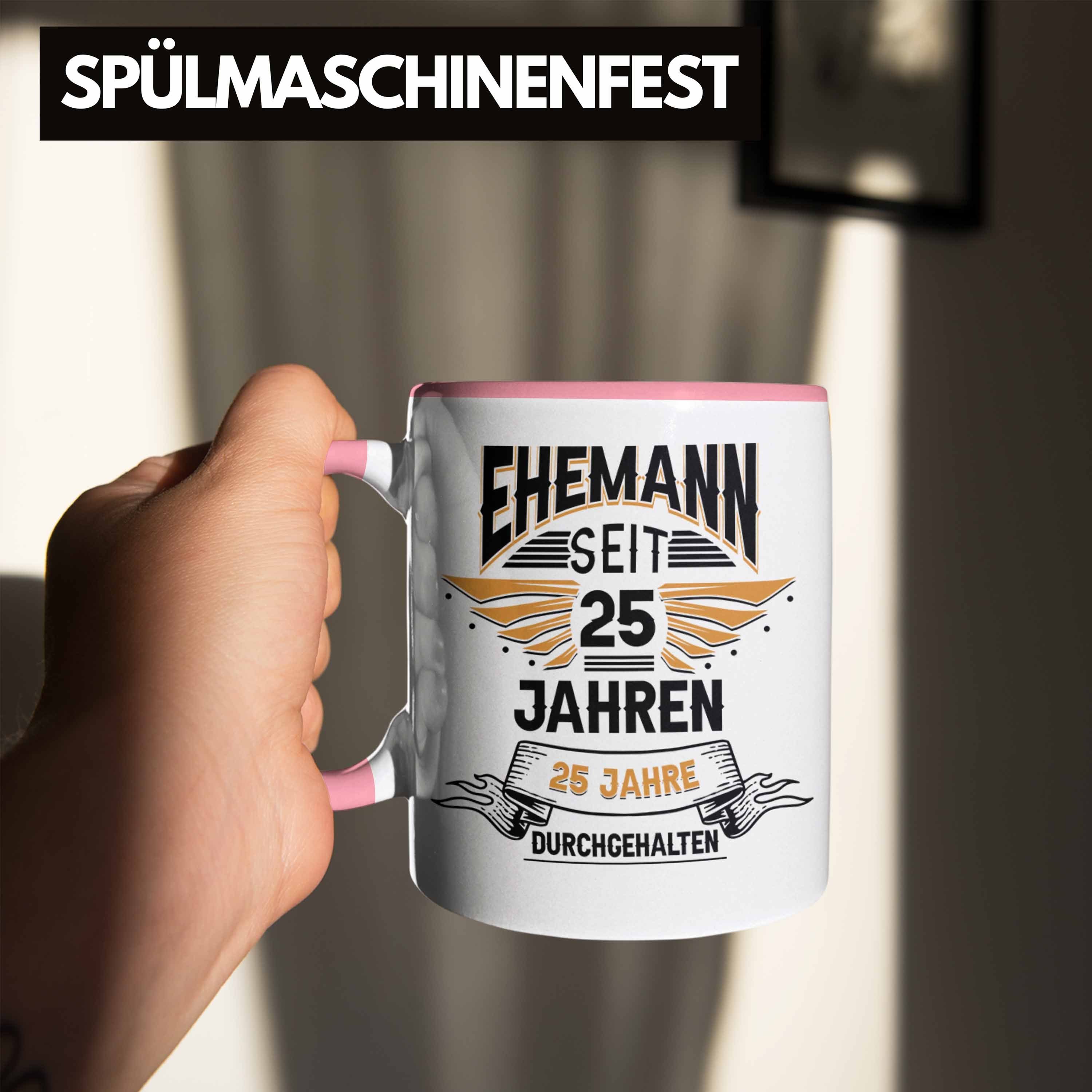 Trendation Rosa Lustiger Tasse Hochzeitstag 25 Seit Geschenk Spruch Jahre Eh Ehemann Bester