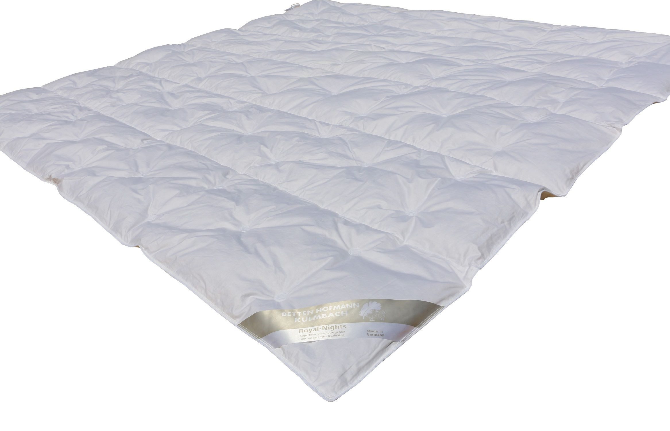 Betten Hofmann Daunenbettdecke Betten Hofmann 6-Kammer Sommer Daunenbett Punktsteppung 240x220 cm, Füllung: 100% Daunen, Bezug: 100% Baumwolle, für den Sommer, hergestellt in Deutschland, allergikerfreundlich