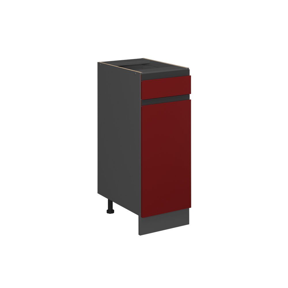 Vicco Unterschrank R-Line, Rot/Anthrazit, 30 cm günstig online kaufen