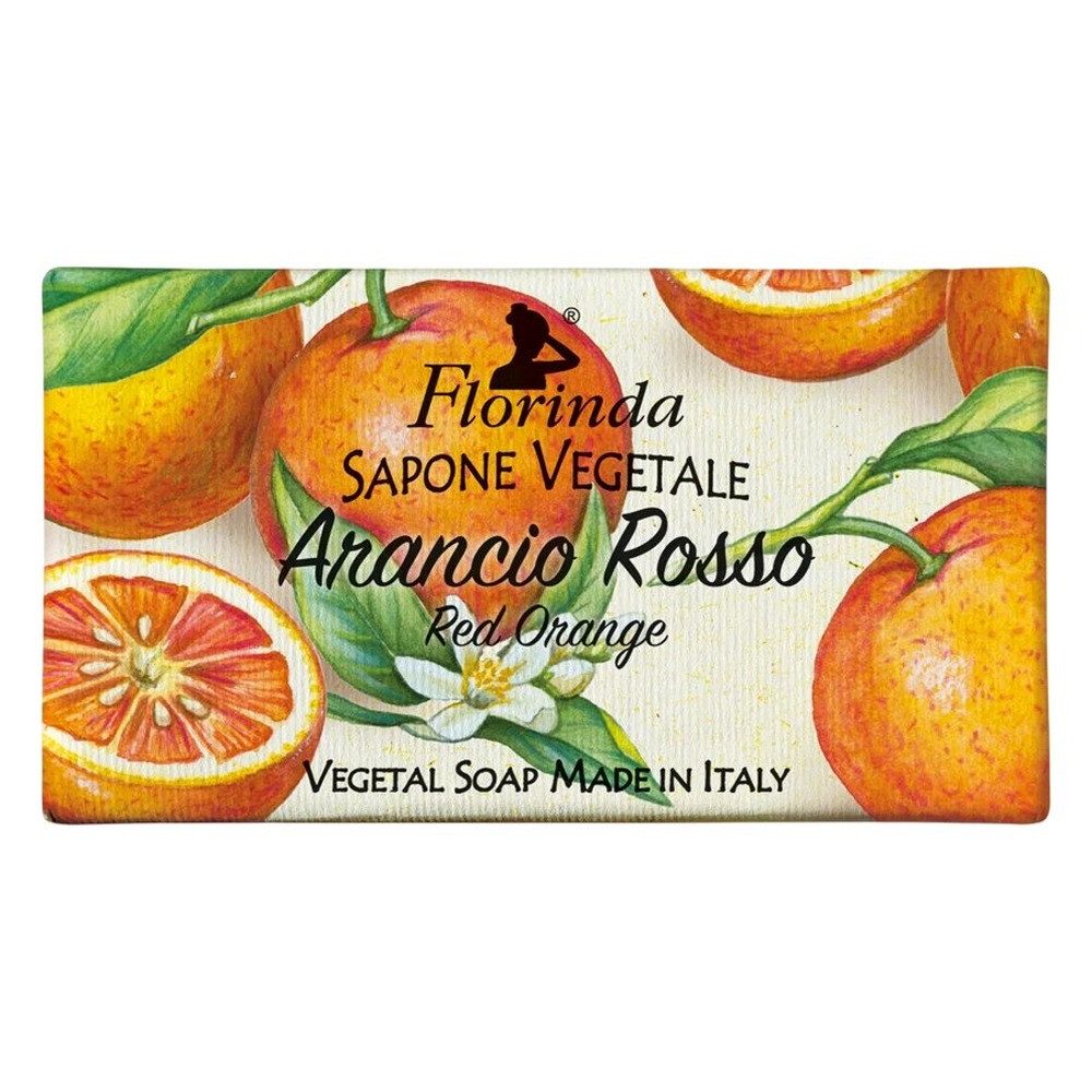 Florinda Feste Duschseife Florinda, Red Orange, Vegan, feuchtigkeitsspendend