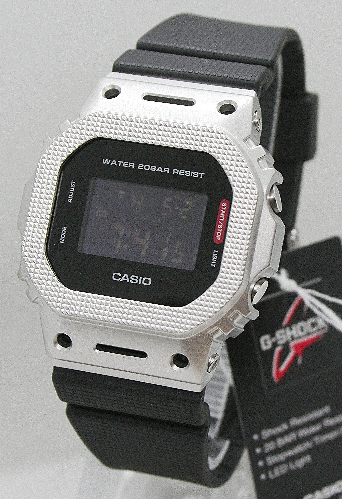 CASIO G-SHOCK Digitaluhr Casio Herrenuhr G Shock GM-5600M-1ER, (1-tlg)