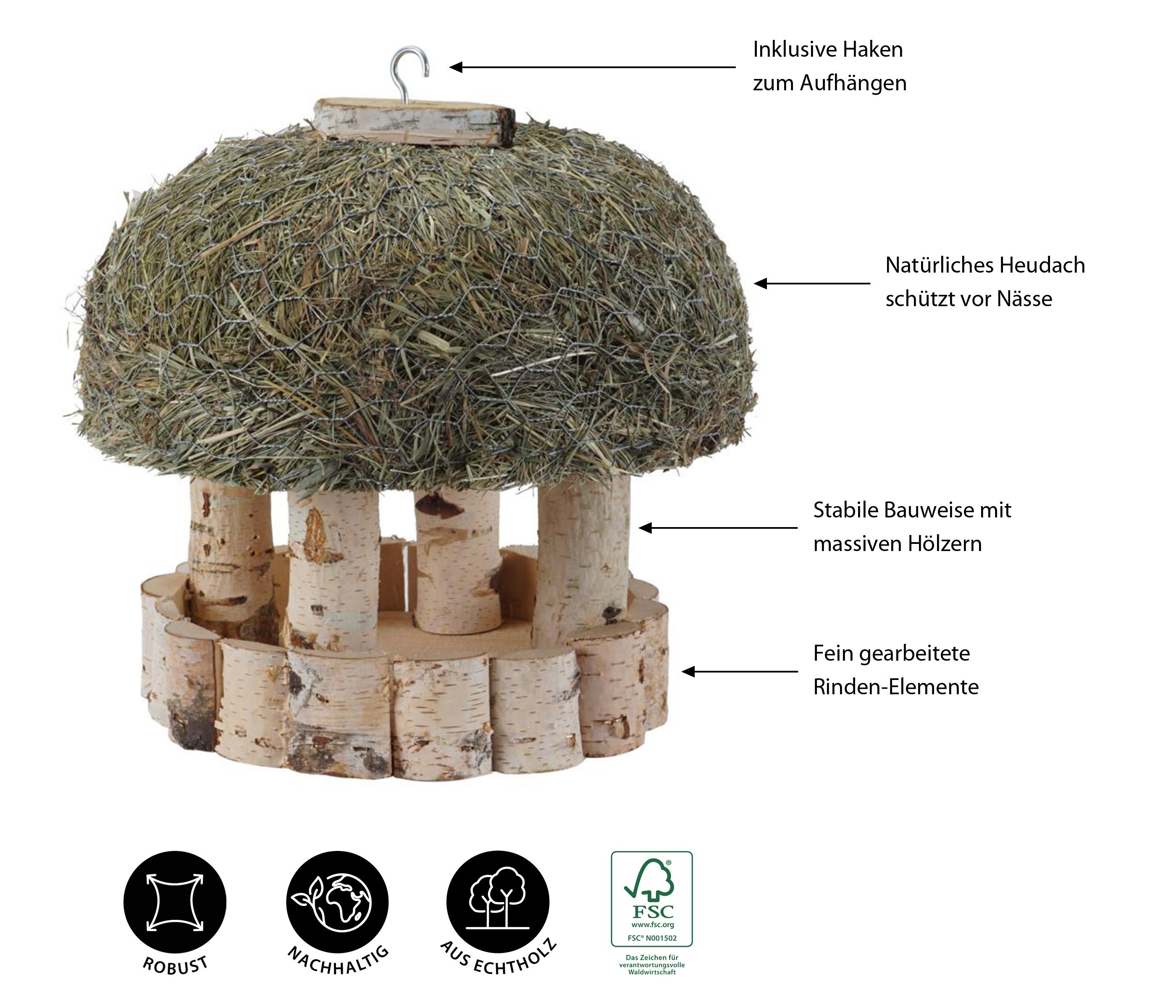 Dehner Vogelhaus Futterhaus Stuttgart für Wildvögel günstig online kaufen