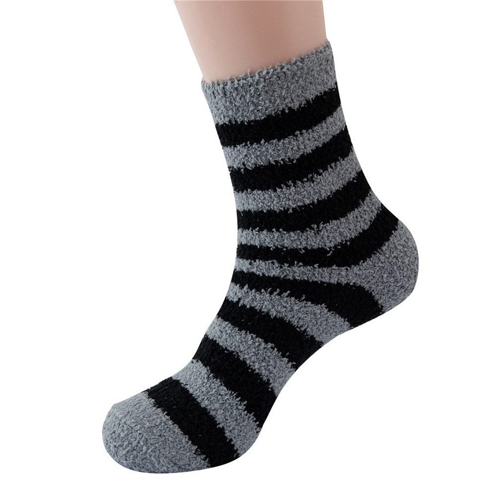 Coonoor Kuschelsocken Thermosocken -Herren Streifen Kuschelsocken günstig online kaufen