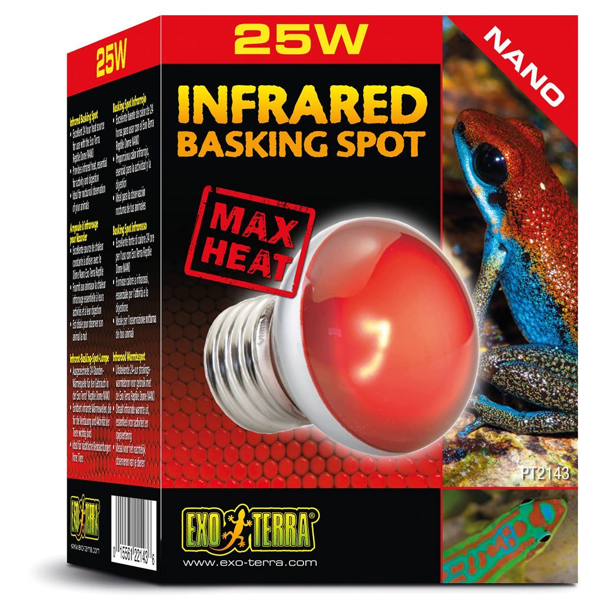 Exo Terra Terrarienleuchte Infrared Basking Spot - Infrarotlampe NANO 25 W günstig online kaufen