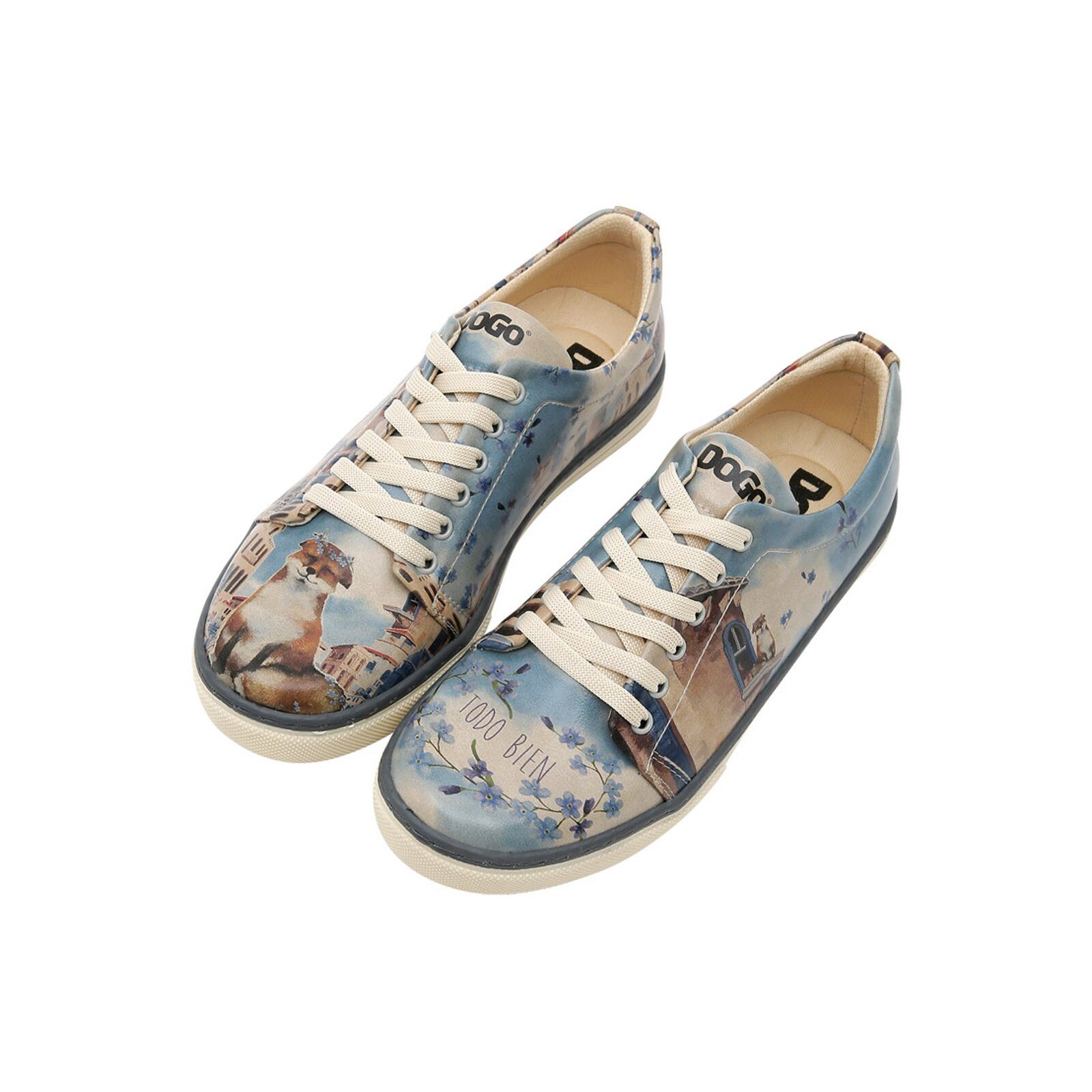 DOGO Classic Schnürsneaker Never Ending Story Damen Sneaker, Classic Sneaker Handgefertigt