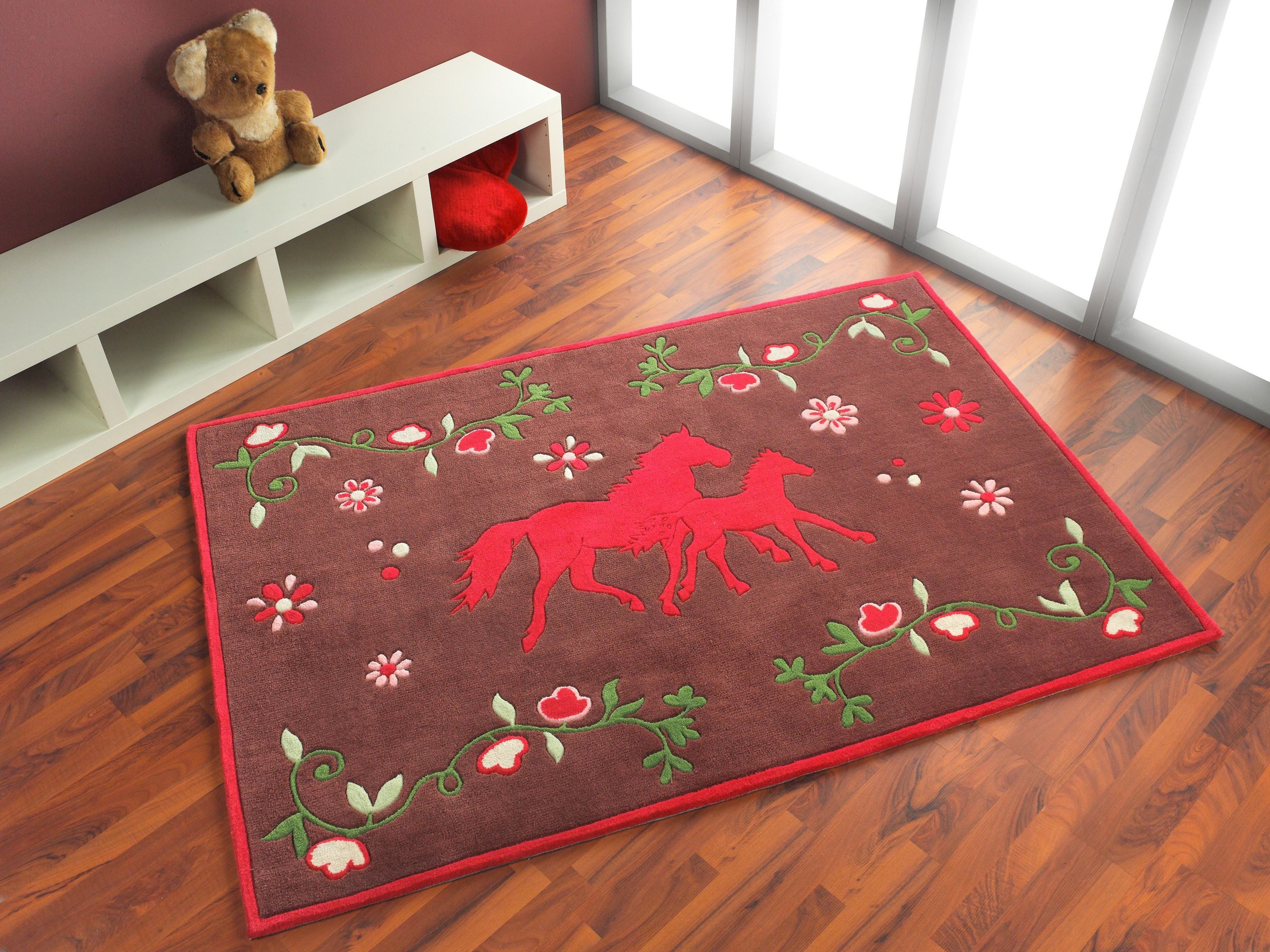 Pferdefreunde Kinderteppich Pferdefreunde, rechteckig