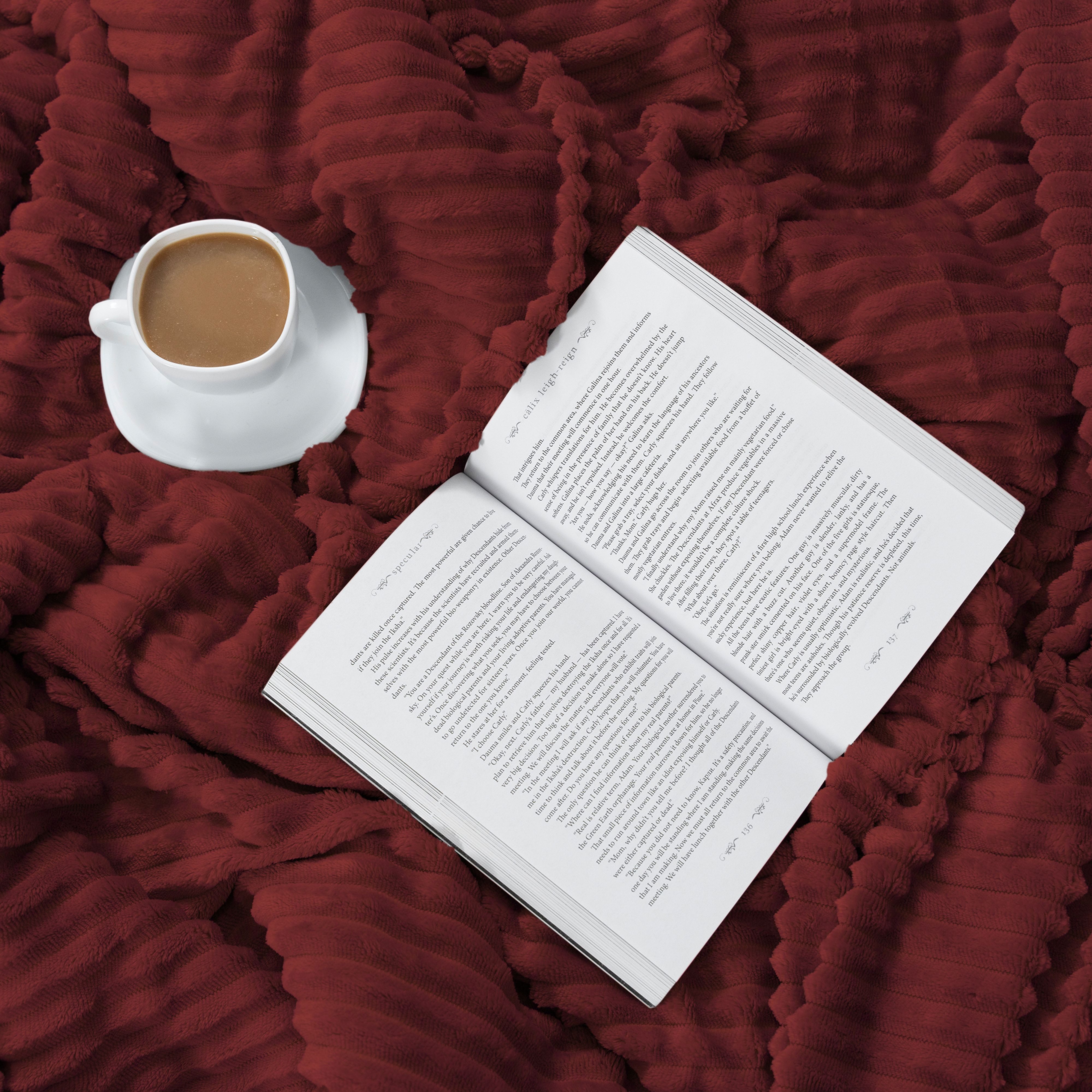 One Home Bettwäsche Winter Cashmere Touch Cord Optik, Fleece, 2 teilig, flauschig warmes Teddy Plüsch, Übergröße