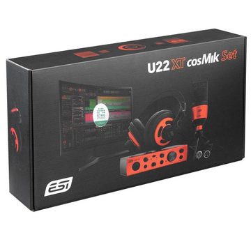 ESI -Audiotechnik U22 XT CosMik Set Recording + Mikrofonständer Digitales Aufnahmegerät