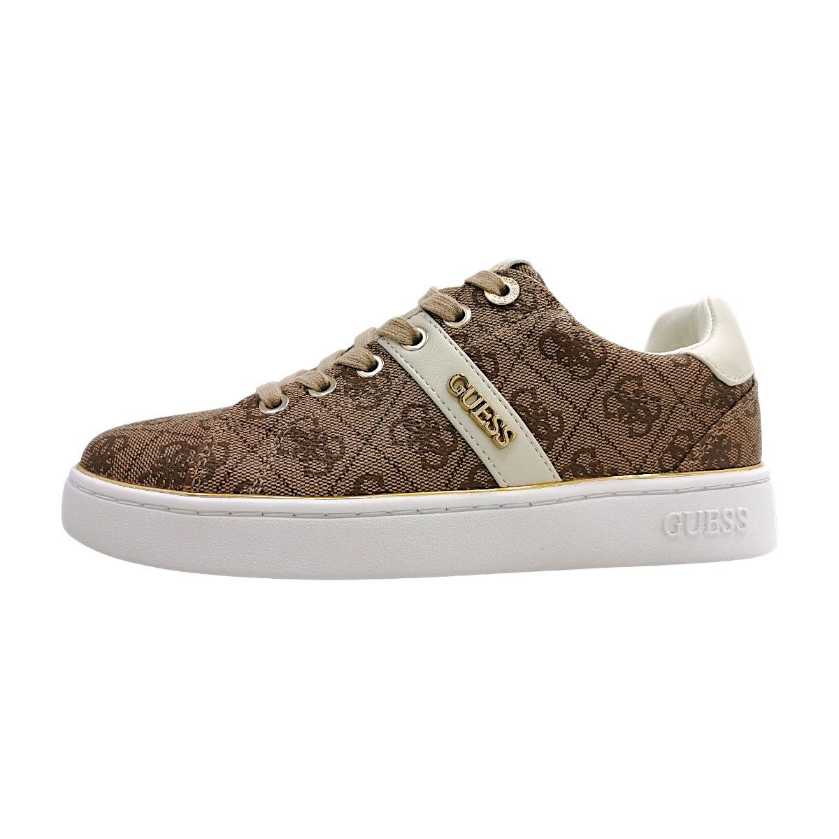Guess sportlicher Schnürer Schnürschuh günstig online kaufen