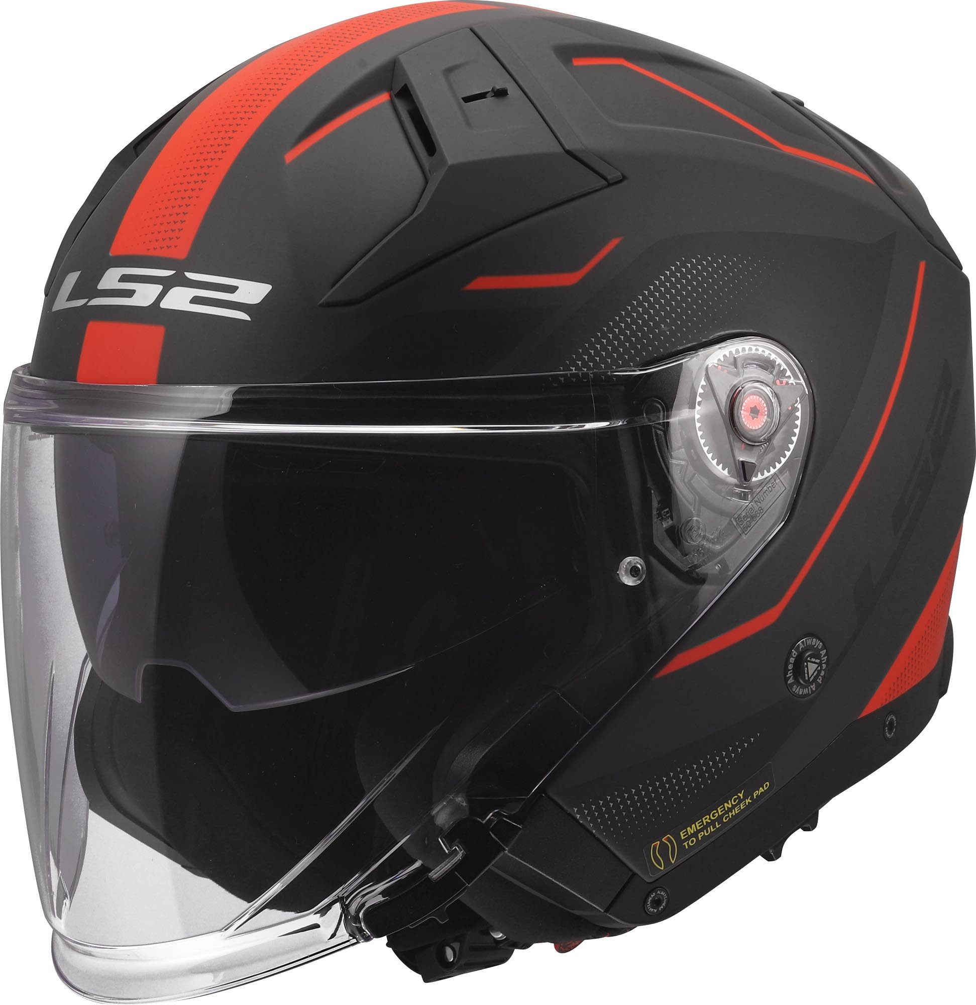 LS2 Motorradhelm OF603 Infinity II Veyron Jethelm, Atmungsaktiv