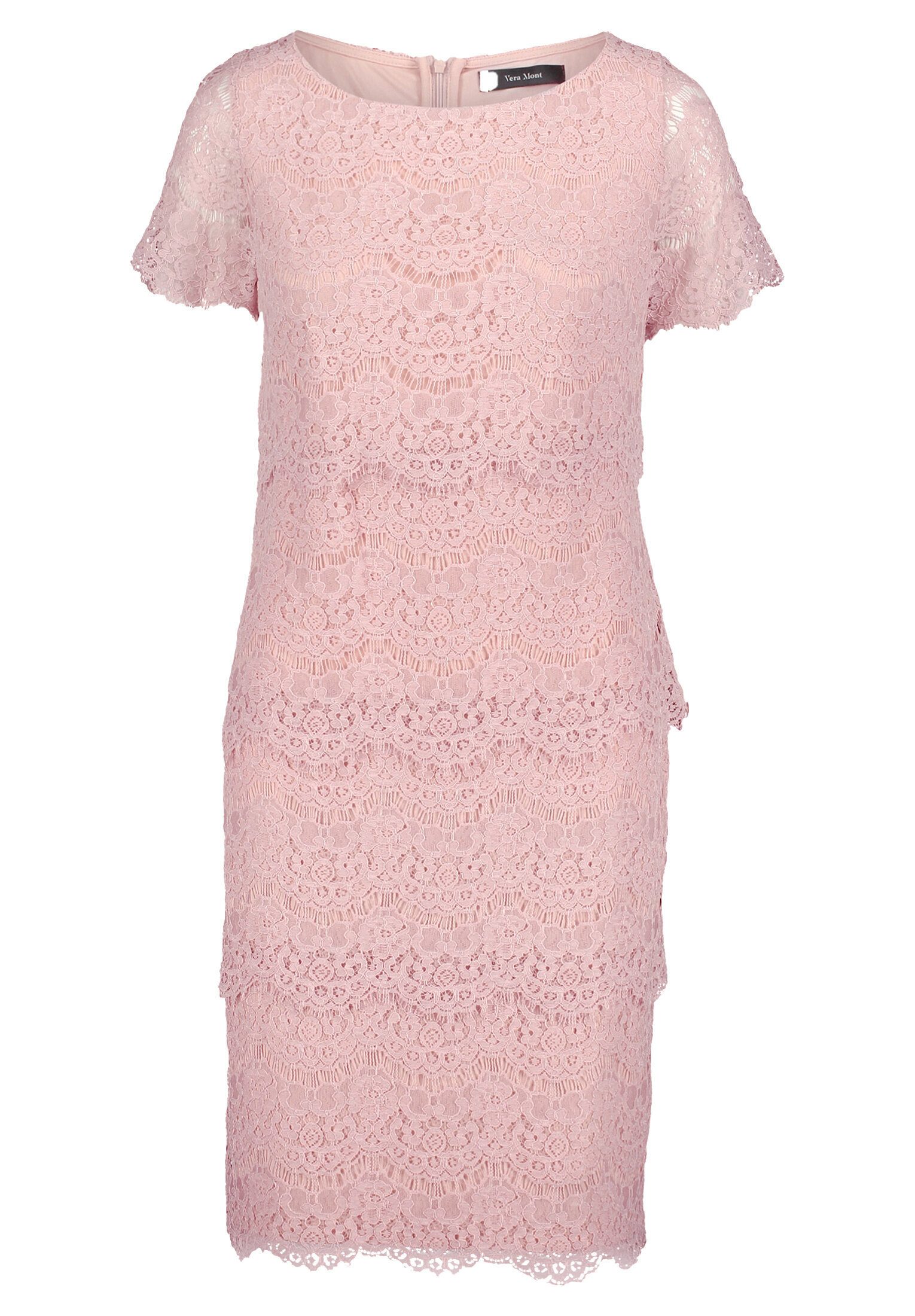 Vera Mont Spitzenkleid Damen kurzarm Spitze