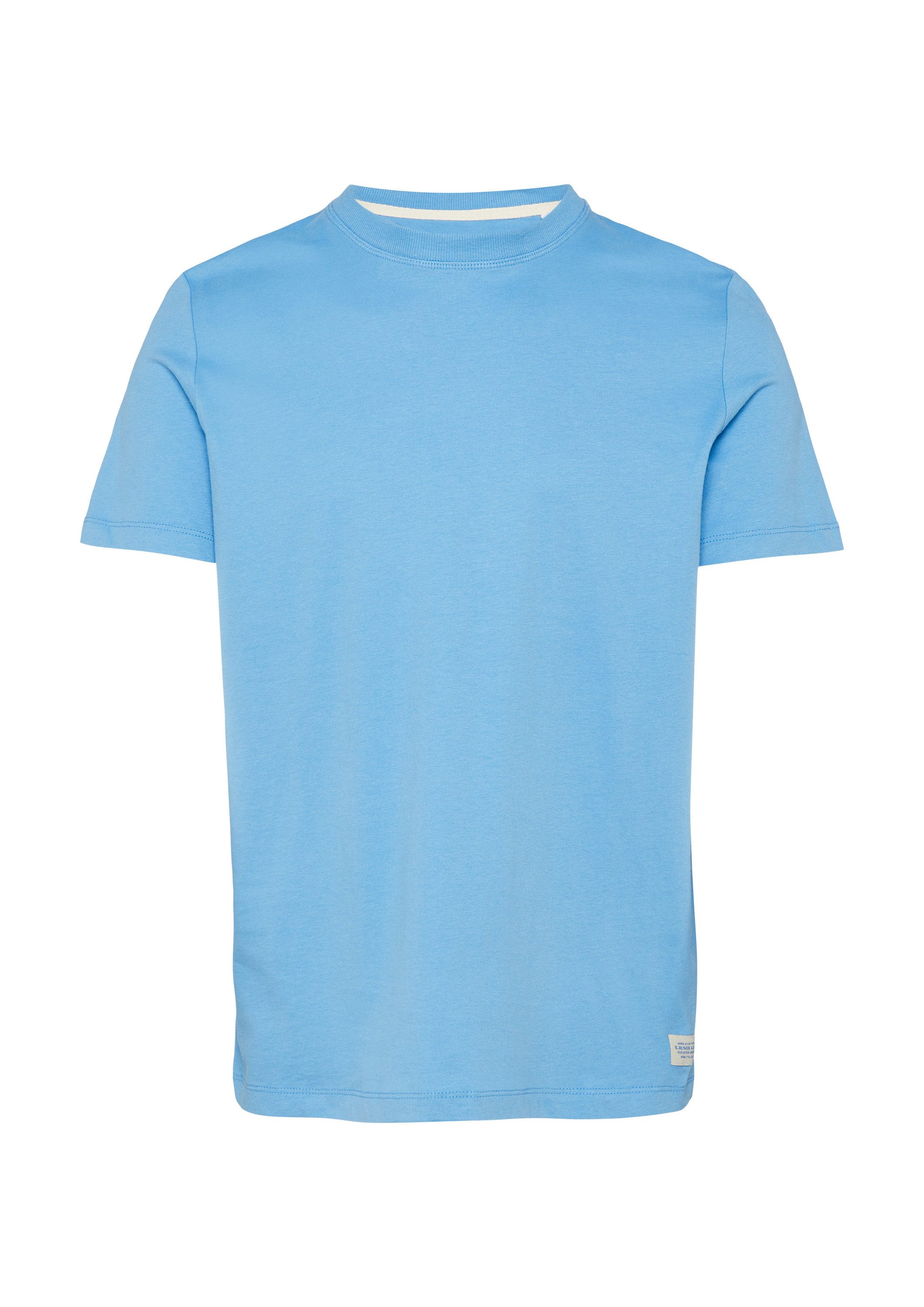 s.Oliver Kurzarmshirt T-Shirt Softes Baumwoll-T-Shirt mit günstig online kaufen