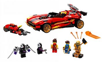 LEGO® Konstruktionsspielsteine LEGO NINJAGO® - X-1 Ninja Supercar, (599 St)