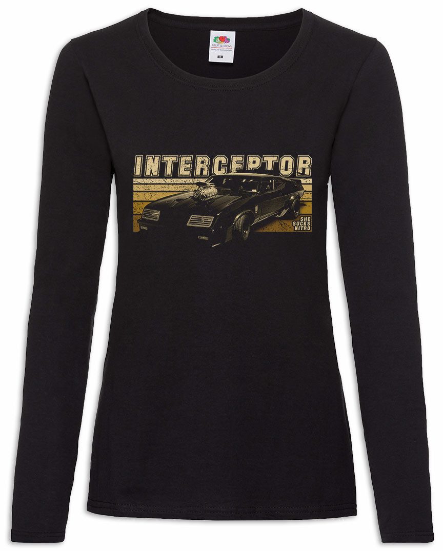 Langarmshirt Interceptor Nitro Damen Langarmshirt Mad Fury MFP Police Max Road