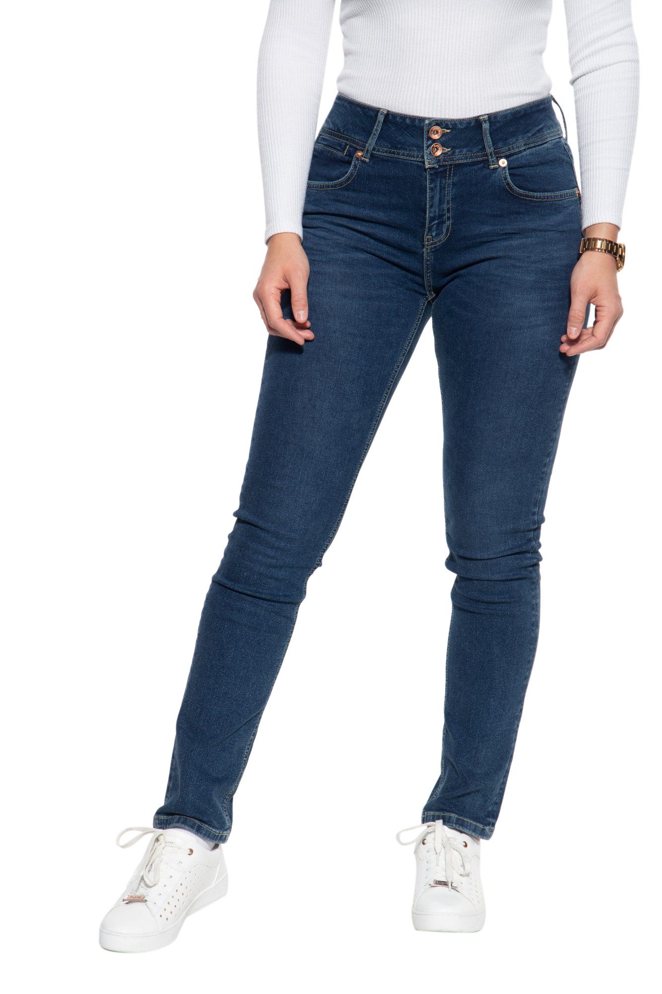 ATT Джинсы Slim-fit-Jeans Chloe (1-tlg) mit hohem Bund