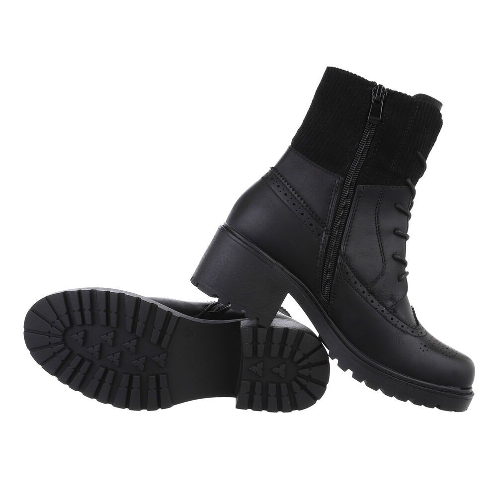 Ital-Design Damen Schnürschuhe Freizeit Schnürstiefelette (84906808) Blocka günstig online kaufen