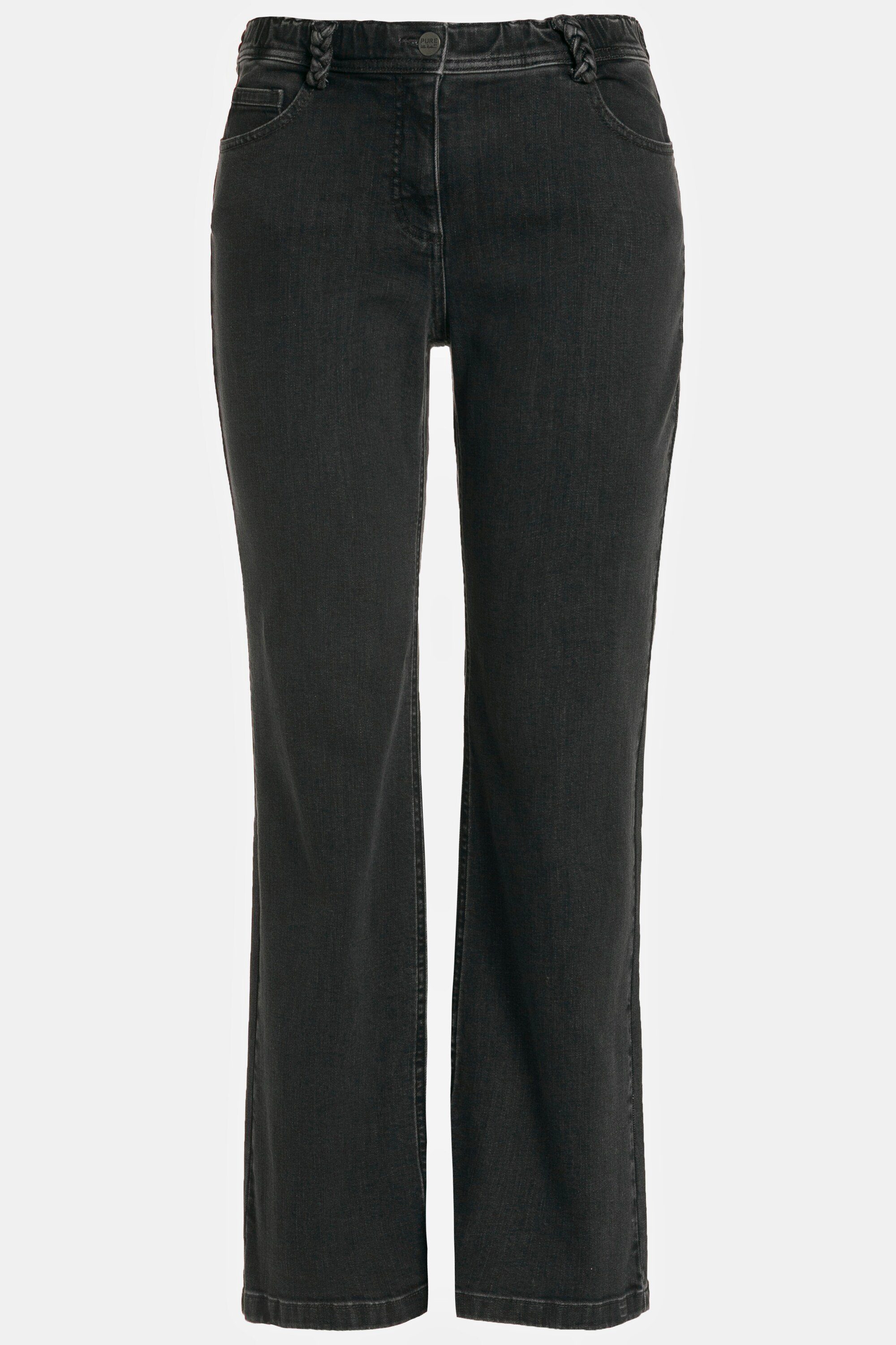 Ulla Popken Regular-fit-Jeans 5-Pocket-Form Jeans gerade Biobaumwolle Mary