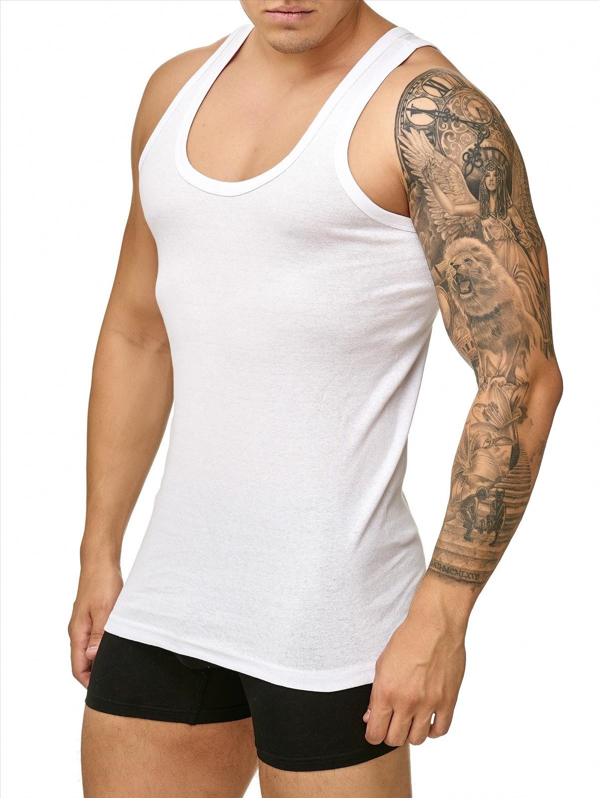 Stahlbogg Achselhemd 4er Pack Unterhemd Achselshirt günstig online kaufen