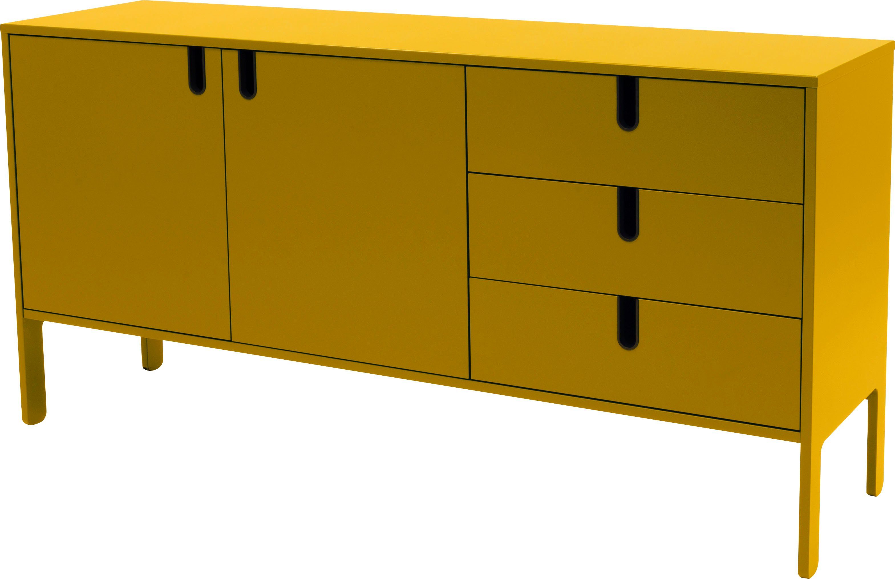 Tenzo Sideboard UNO, mit 2 Türen und 3 Schubladen, Design von Olivier Toulouse By Tenzo