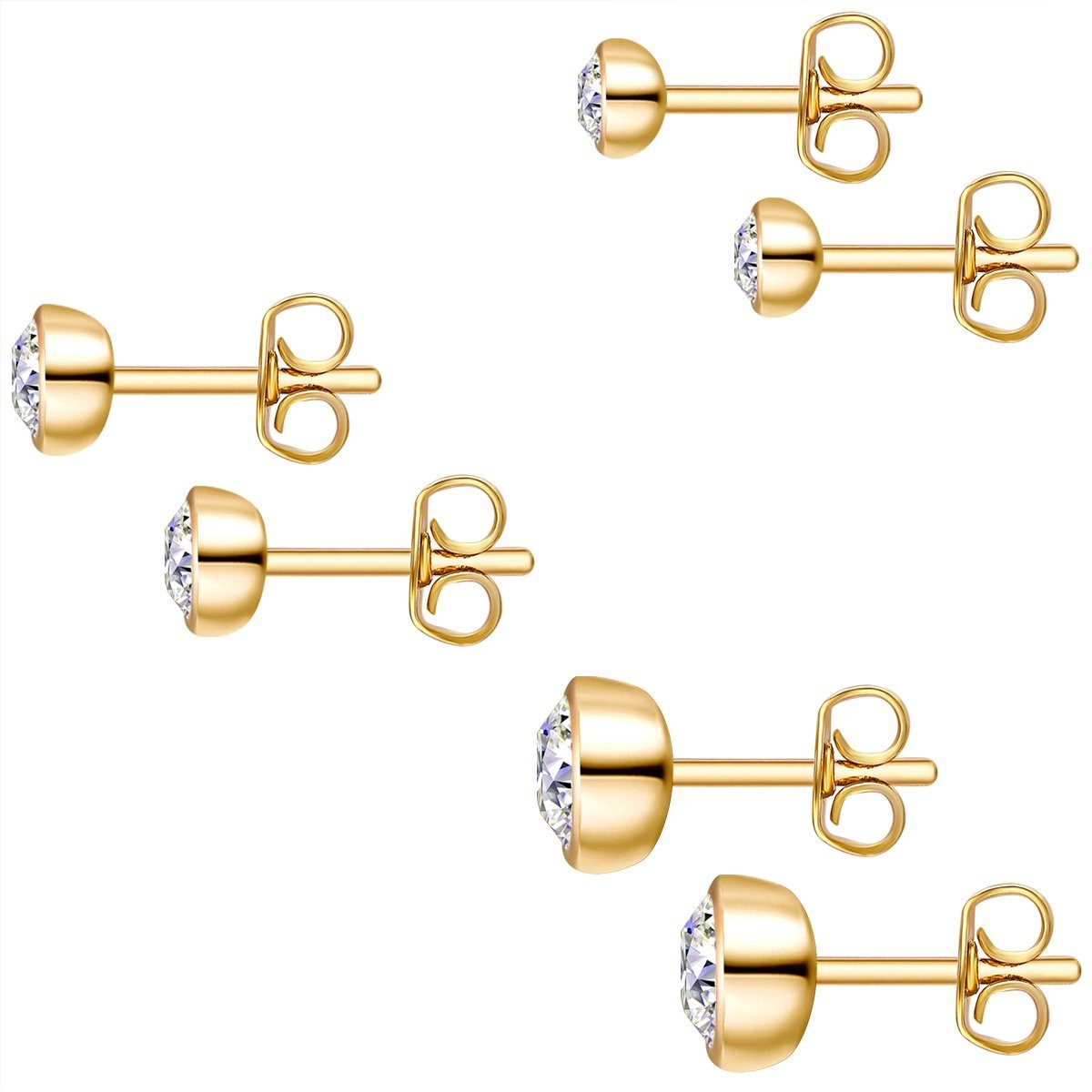 Rafaela Donata Schmuckset gelbgold (6-tlg), aus Sterling Silber günstig online kaufen