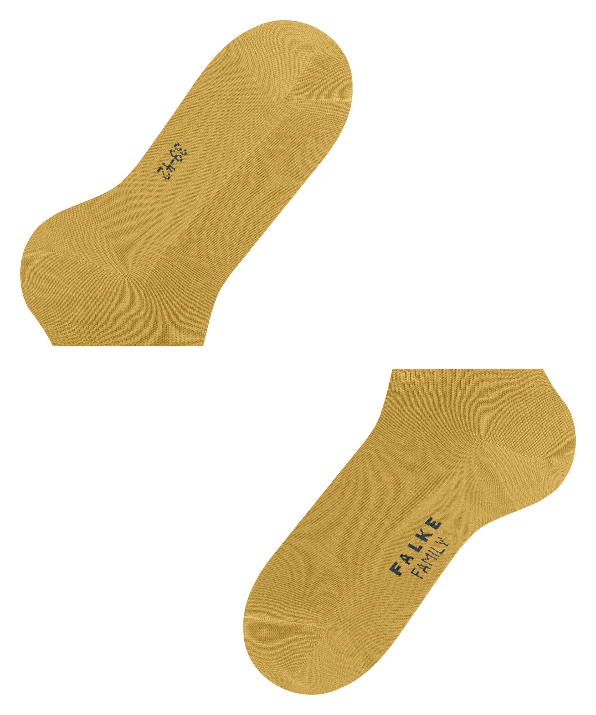 FALKE Sneakersocken (1-Paar) mit brass (1216) nachhaltiger Baumwolle Family