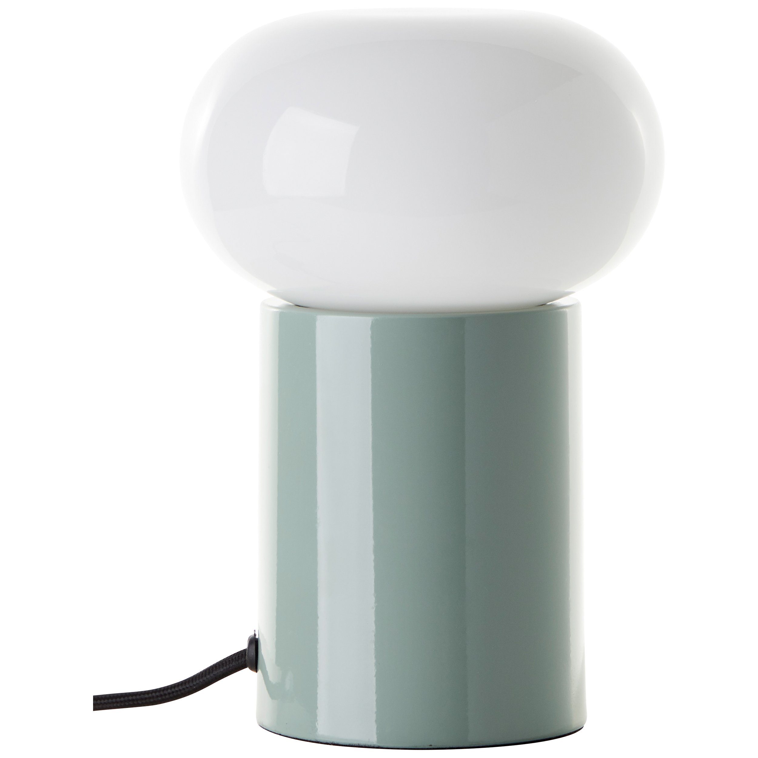 Lightbox Tischleuchte, cm Höhe, Leuchtmittel, mit ohne weißem E27, 22 Tischleuchte Glas, grün