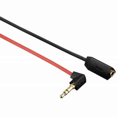 Hama »3,5mm Klinken-Verlängerung Stereo 1,5m« Audio-Kabel, 3,5-mm-Klinke, Audio (150 cm), ultradünnes flexibles Kabel, extra kleine Stecker, Klinken-Kabel 3,5-mm Buchse Kupplung auf Stecker, Verlängerungs-Kabel