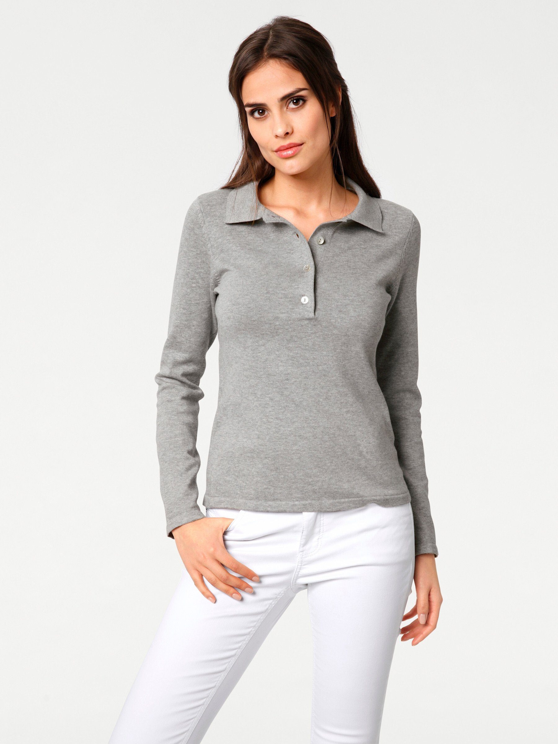 heine Strickpullover Polopullover