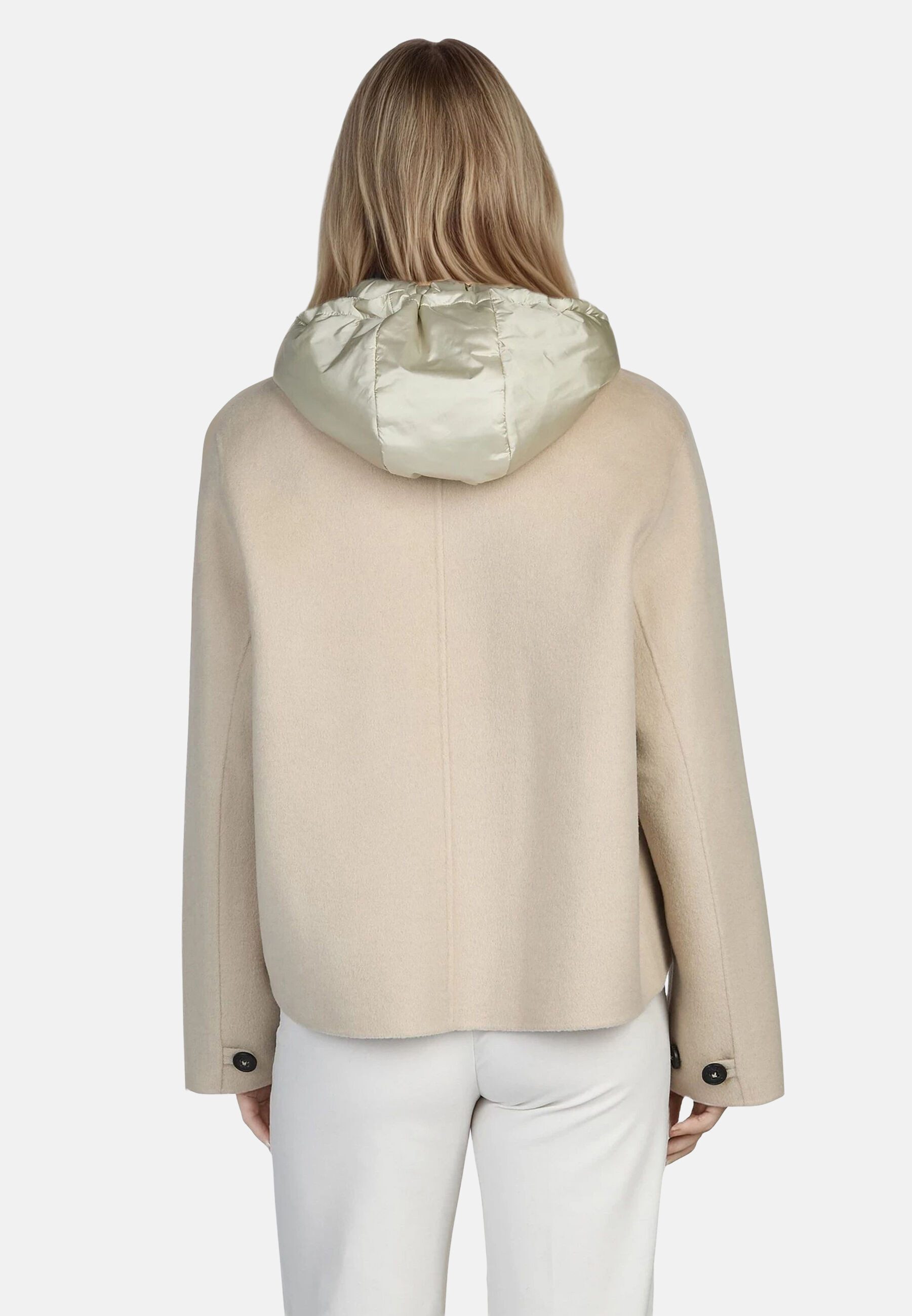 Blonde No.8 Wolljacke BEREN mit abnehmbarer Kapuze