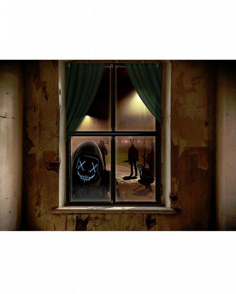 Thumbnail - Horror-Shop Dekorationsfolie Killing Day Fenster Folie 80x120 cm für Halloween