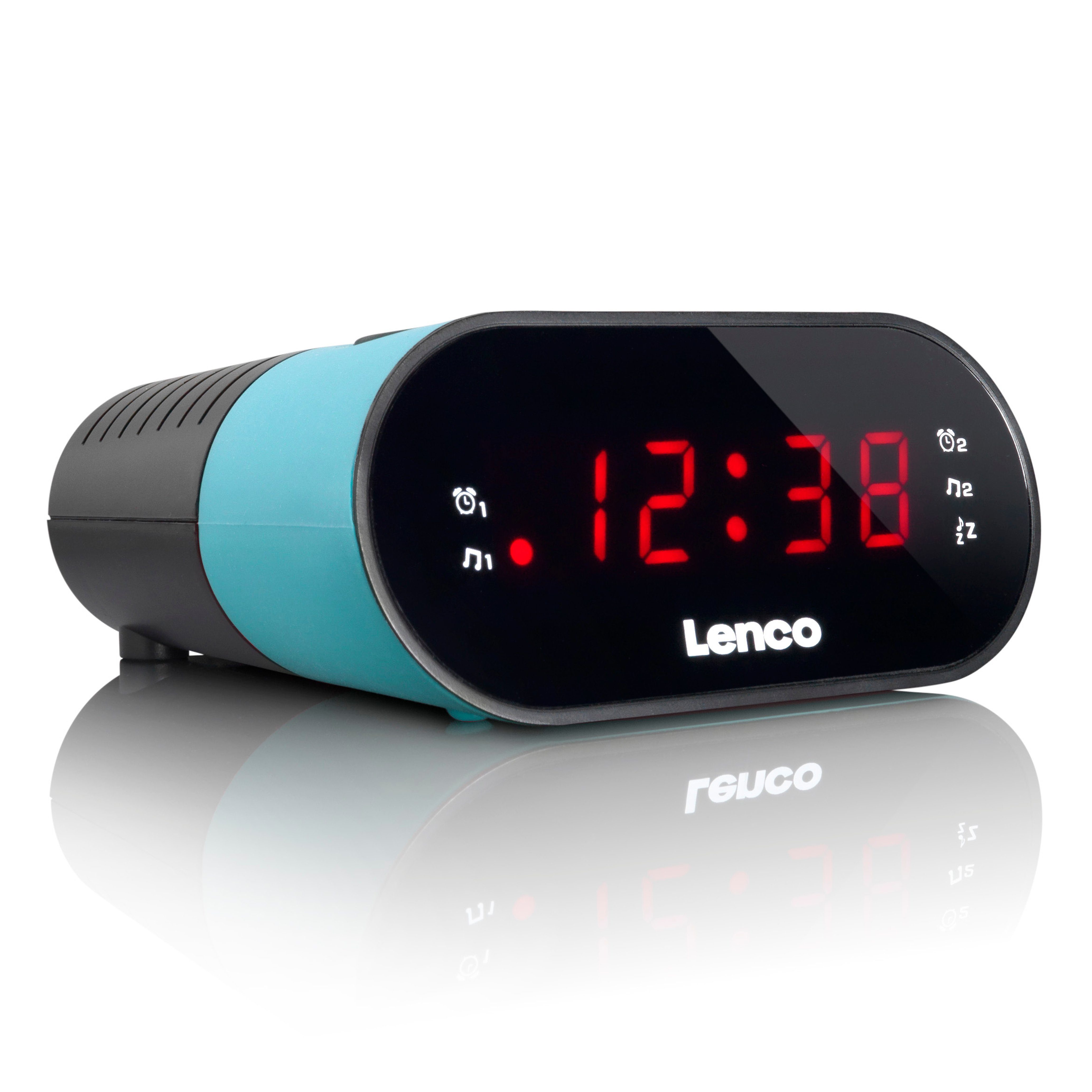 Lenco Radiowecker CR-07 Blue Batterie-Backup, LED-Display, Doppel-Alarm, er günstig online kaufen