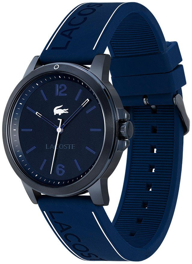 Lacoste Quarzuhr Court, 2011181, Edelstahlgehäuse, blau IP-beschichtet, Ø  ca. 43 mm