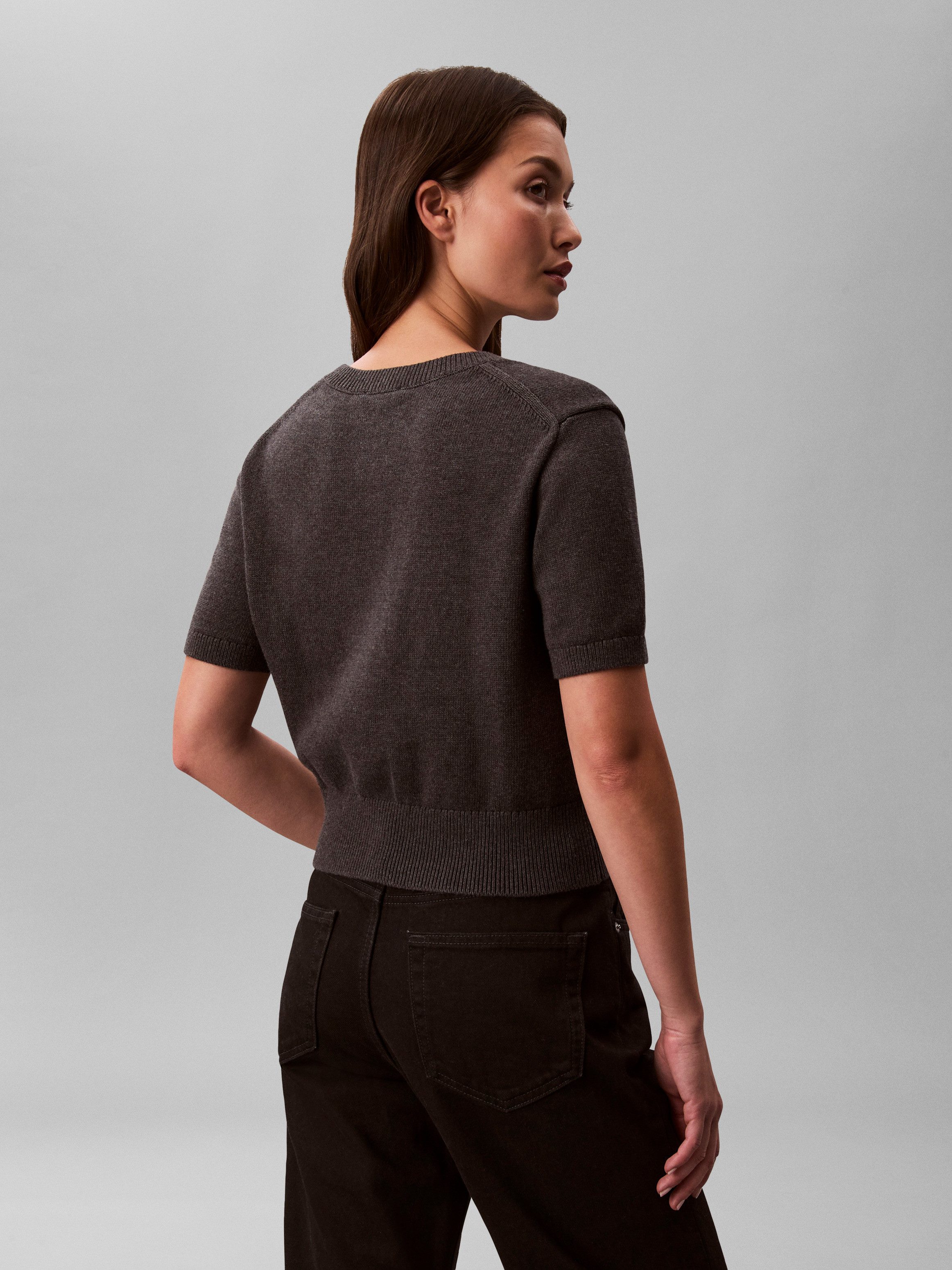 Calvin Klein Jeans Kurzarmpullover Regular fit, mit Rundhalsausschnitt günstig online kaufen