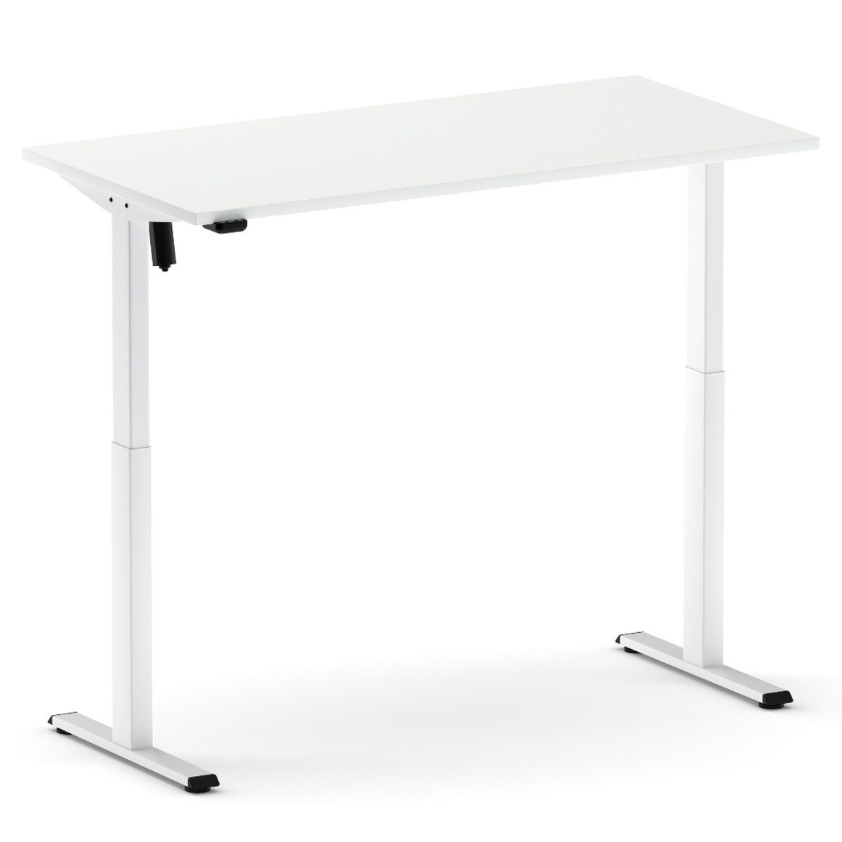 Nowy Styl Schreibtisch eComo, Melamintischplatte, stufenlos höhenverstellbar, drei Größen