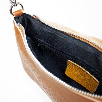lePelou Umhängetasche LUNA für Damen, Handtasche, Schultertasche, Crossbody Tasche, echt Leder, made in Italy