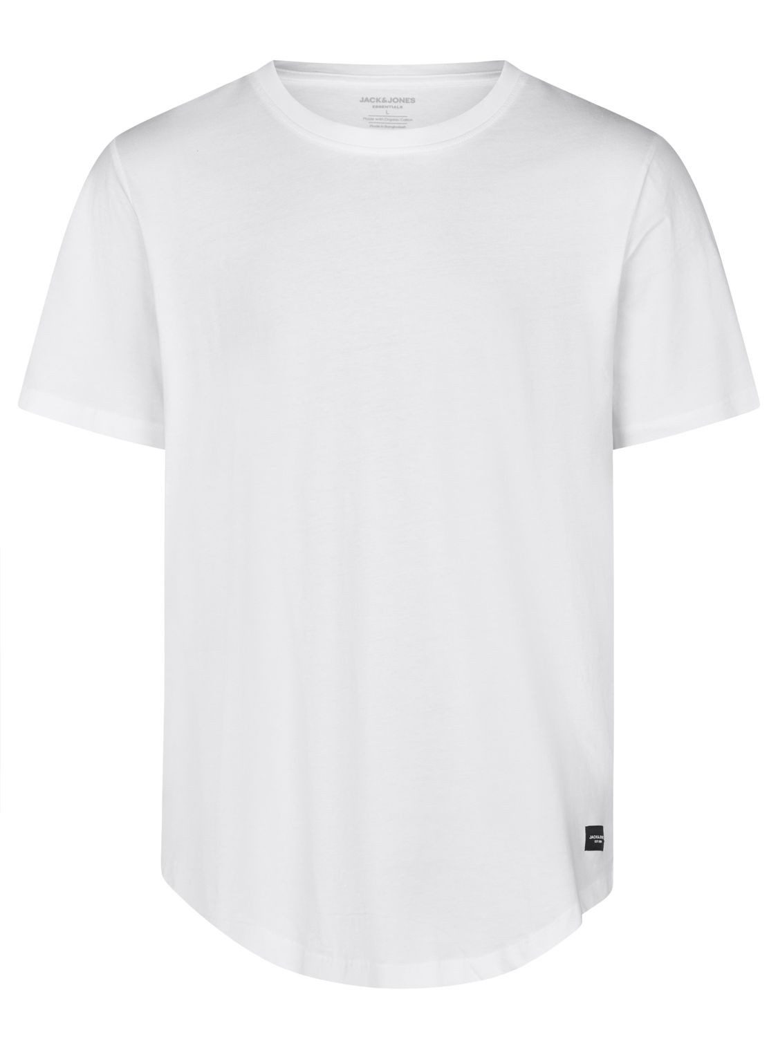Jack & Jones T-Shirt Herren Basicshirt JJENOA 3er Pack Regular Fit (Vorteilspack, 3-tlg) Kurzarm Tee Shirt mit Rundhalsausschnitt aus 100% Baumwolle
