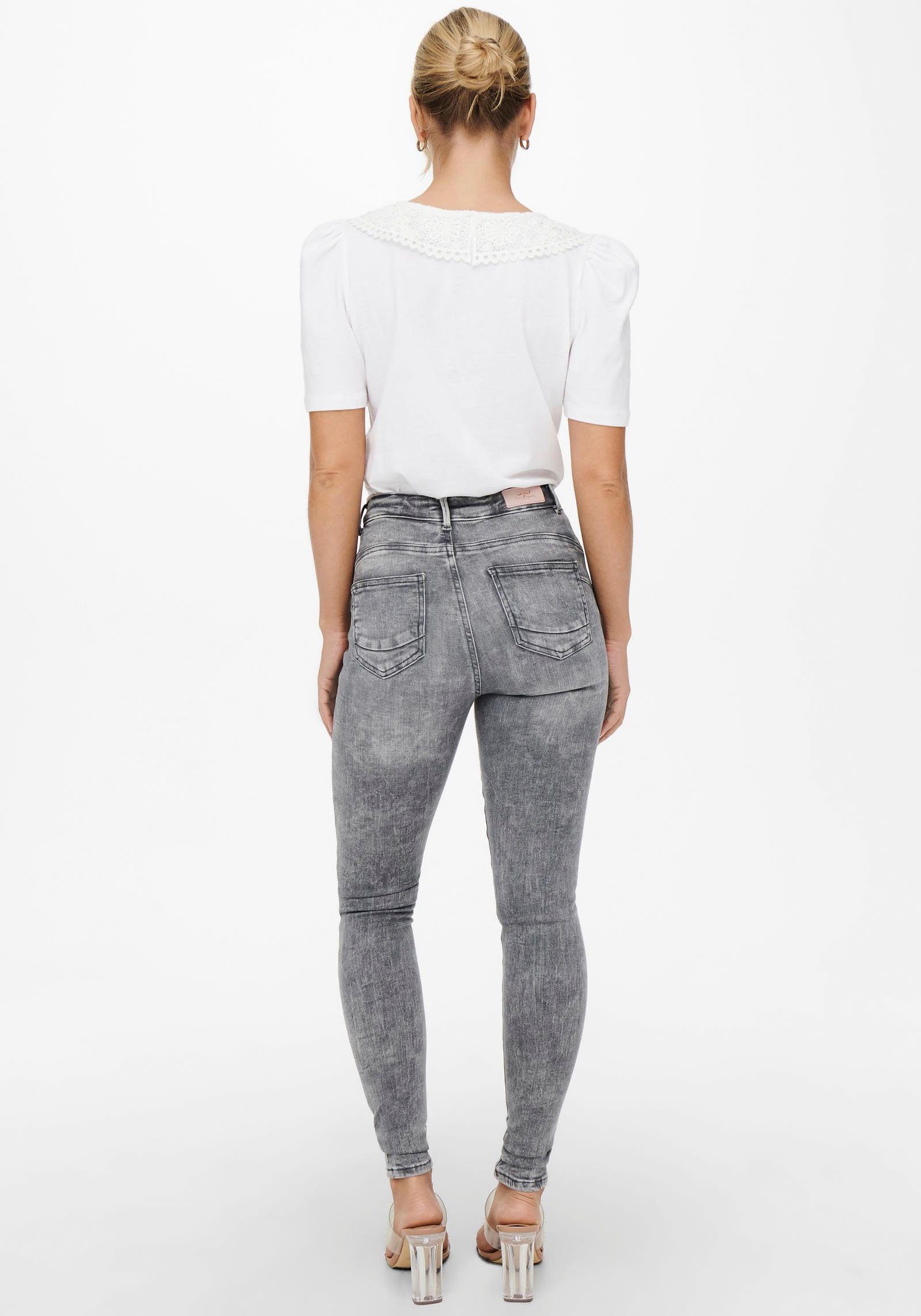 ONLY Skinny-fit-Jeans "ONLPOWER MID PUSH UP SK AZG937" günstig online kaufen