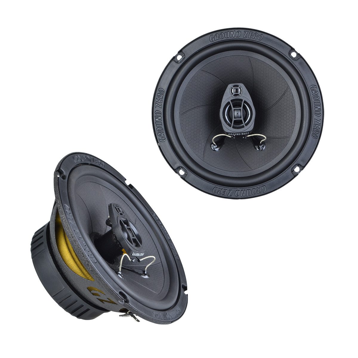 Ground Zero GZIF 6.5 16cm 2-Wege Koaxial-Lautsprechersystem Auto-Lautsprecher (80 W)