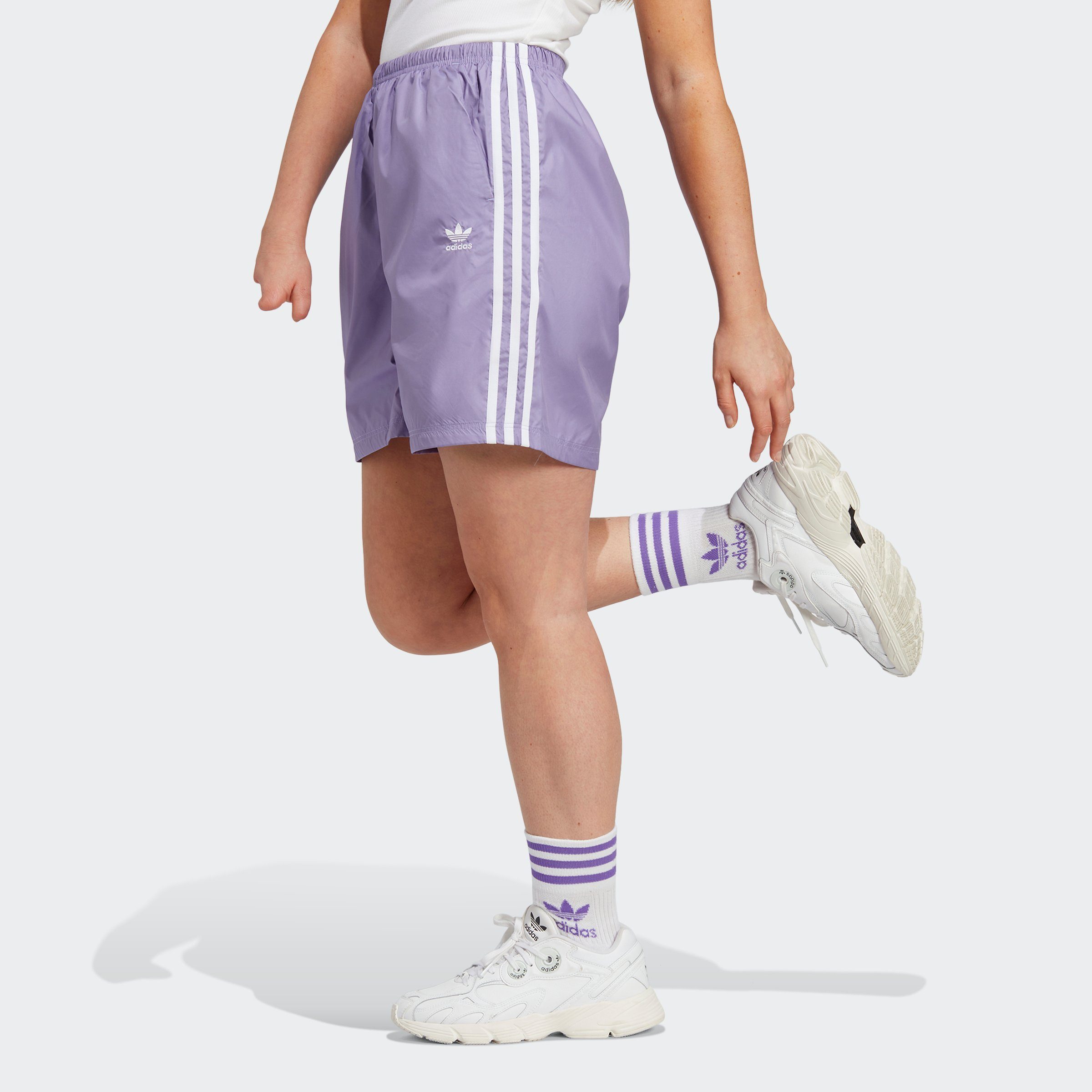 Shorts Originals RIPSTOP ADICOLOR Lilac CLASSICS adidas Magic (1-tlg)