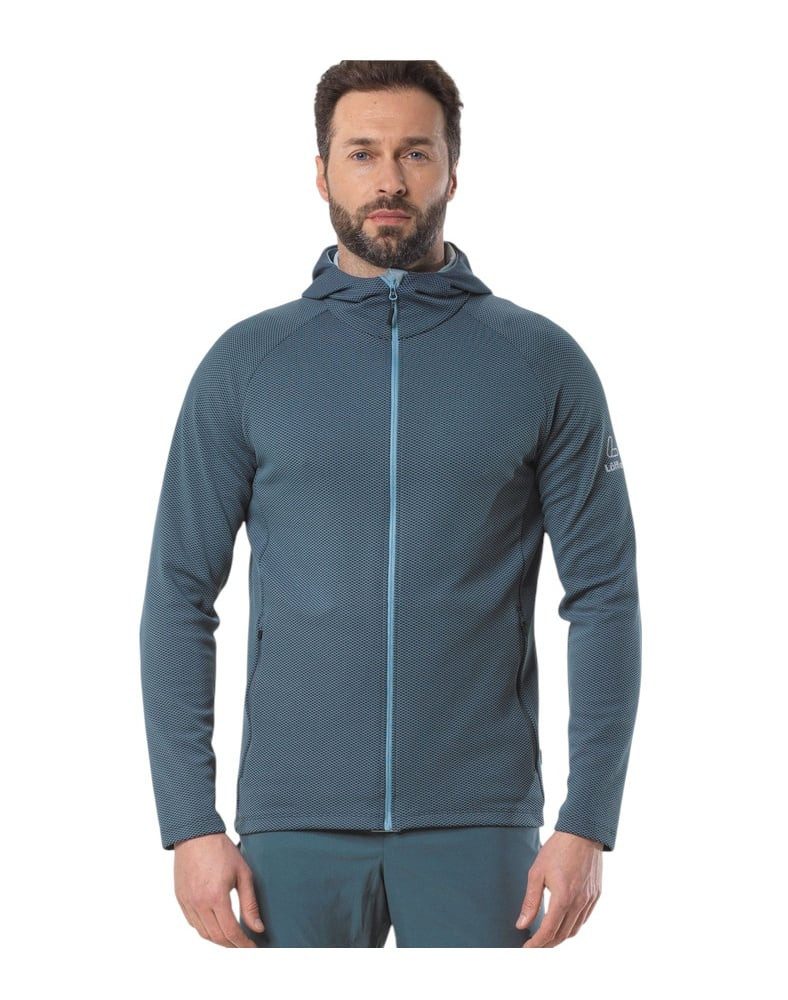 Löffler Kapuzenpullover Kapuzenjacke Hoody Transtex Cube (schnelltrocknend, atmungsaktiv)