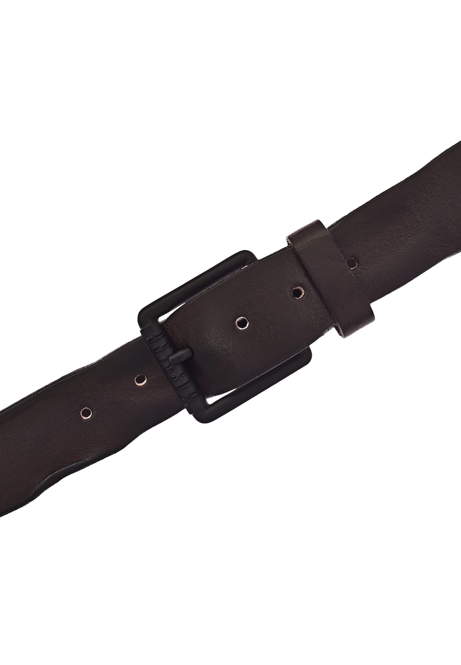 MUSTANG Ledergürtel Vollrindleder in Used-Optik, geschwärzte Schnalle, 4 cm günstig online kaufen