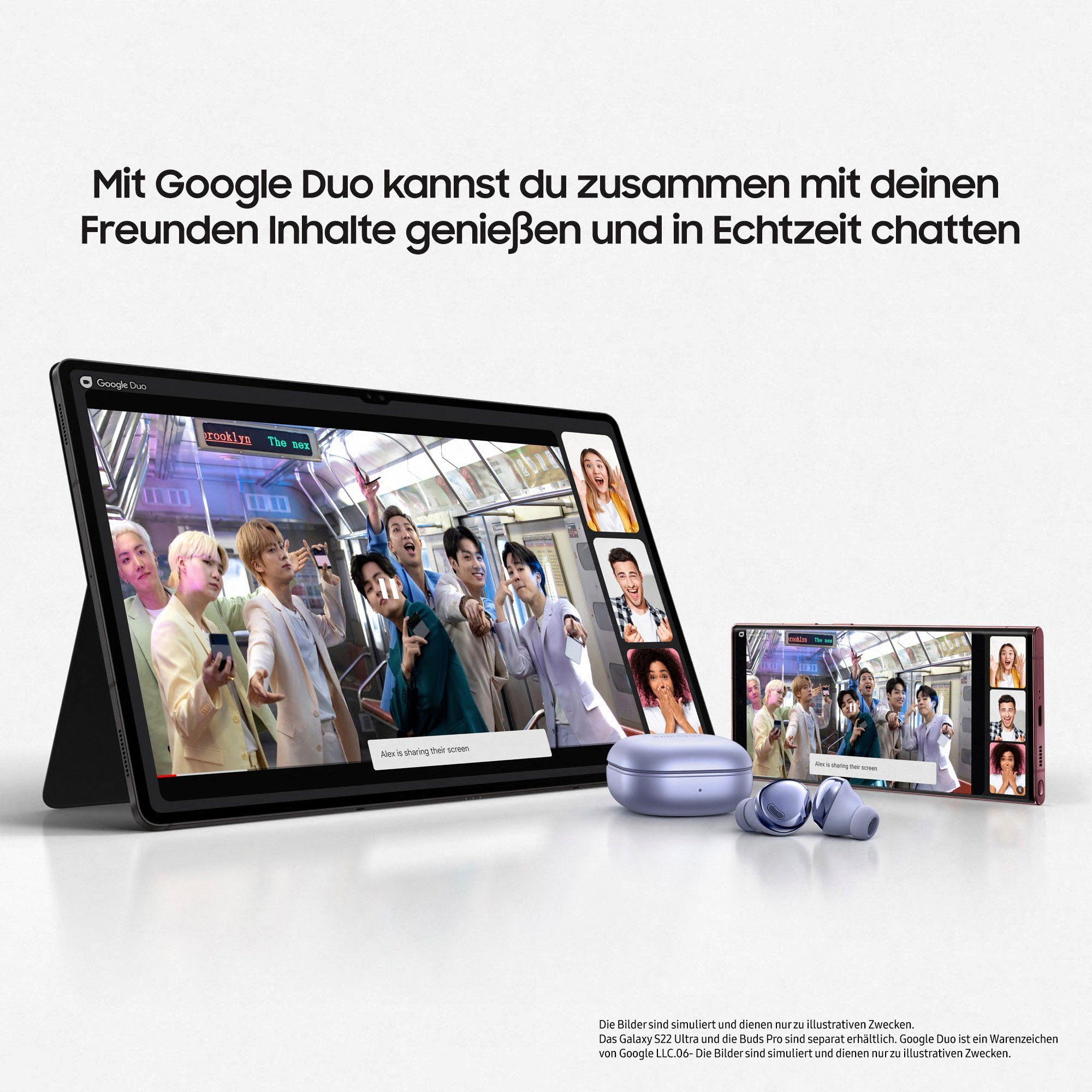 GB, 256 Samsung Android,One Tab Galaxy UI,Knox) Ultra S8 Tablet (14,6",