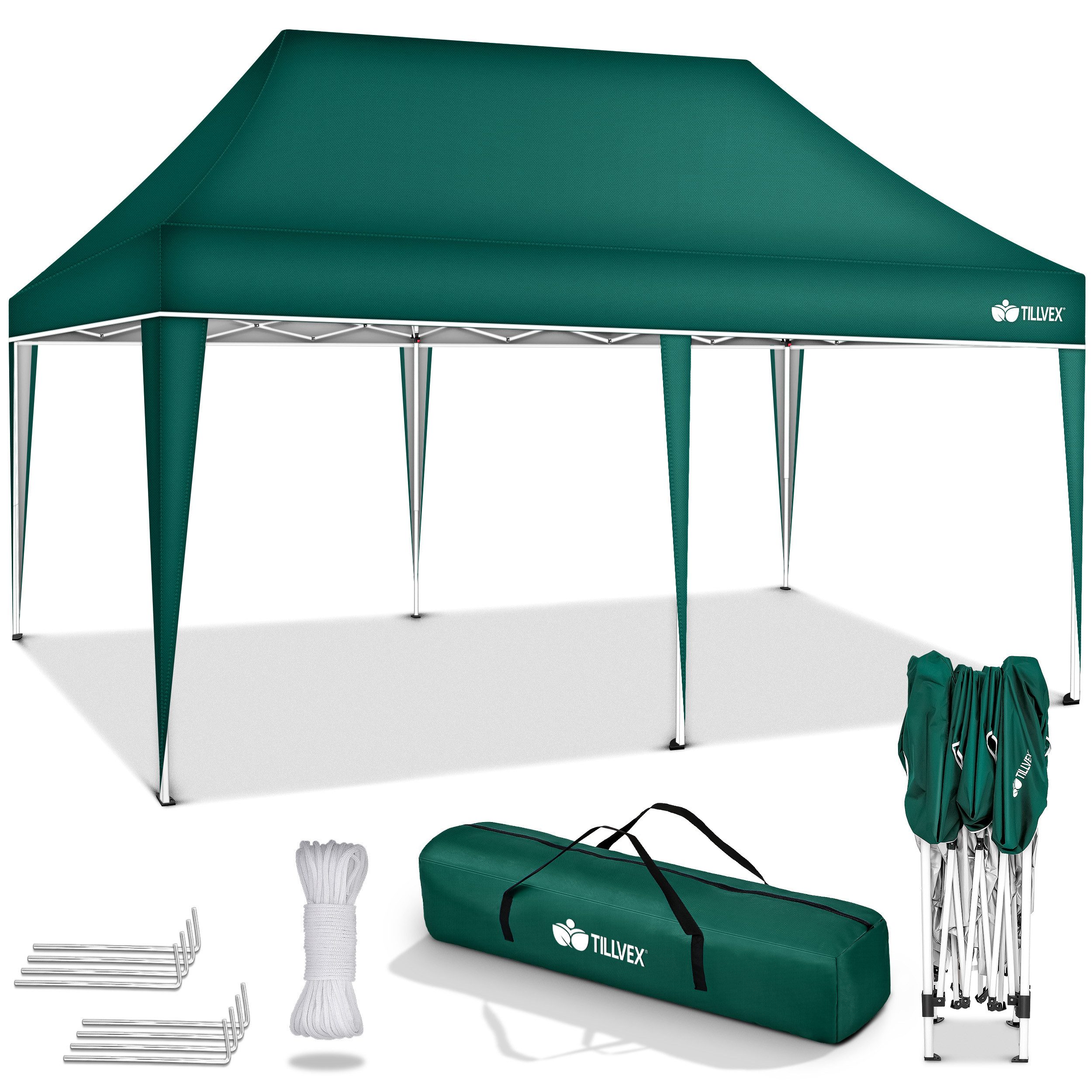 tillvex Partyzelt tillvex® Pavillon 3x6m Wasserdicht günstig online kaufen