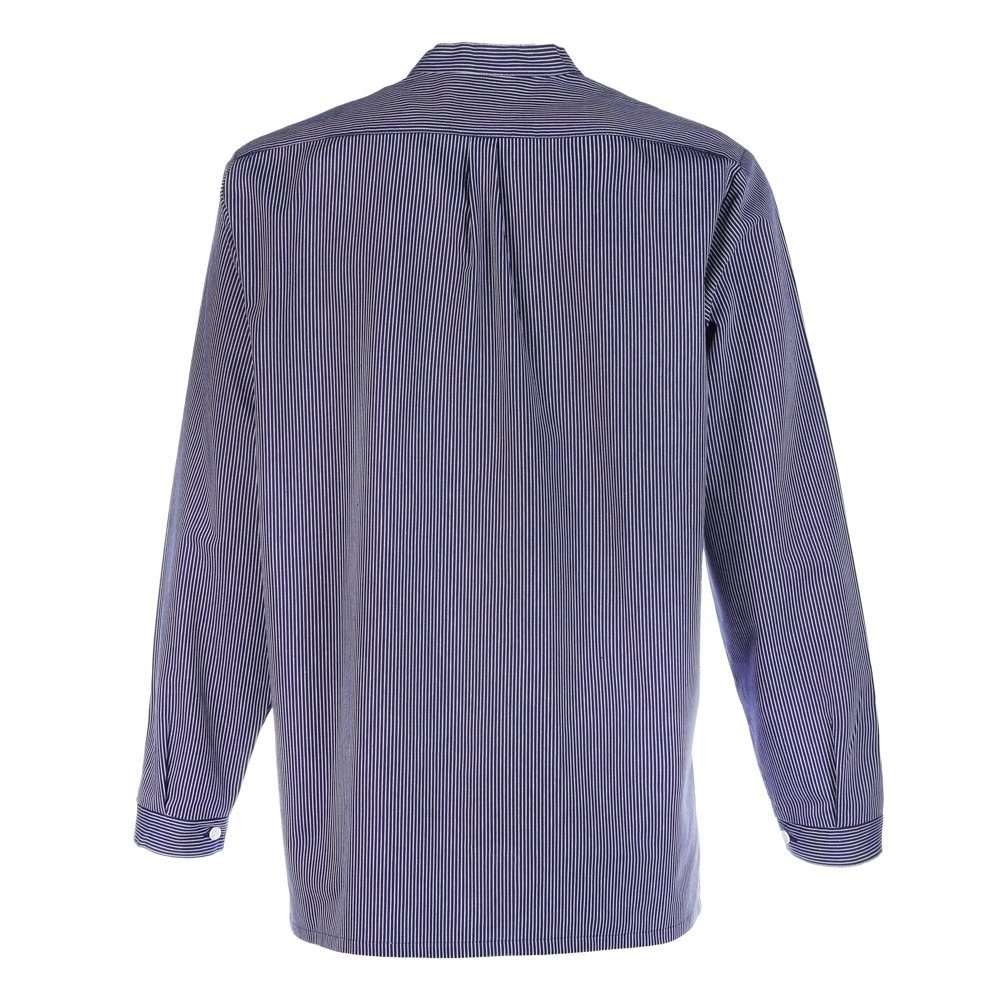 modAS Langarmhemd 1000-11 Unisex Fischerhemd "L. Marleen“ Schmale Streifen im Finkenwerder-Stil